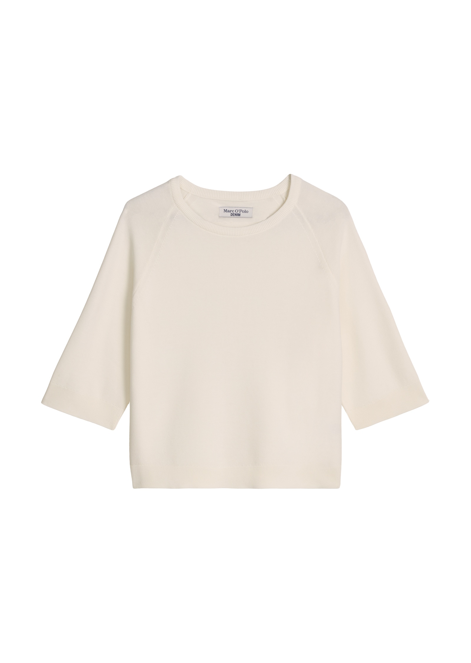 Marc O'Polo DENIM Strickpullover »aus kompaktem Baumwollgarn«