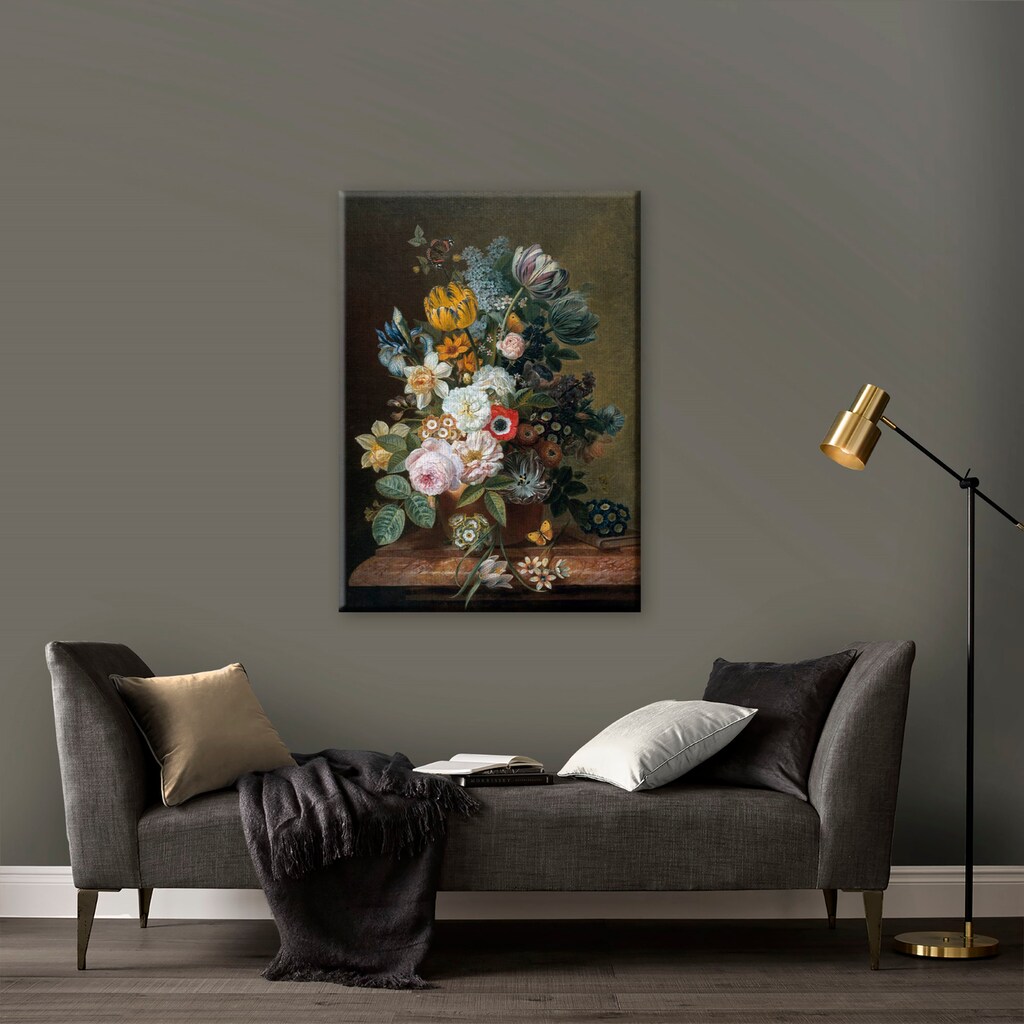 Art for the home Leinwandbild »Stillleben Blumen«, Blumen