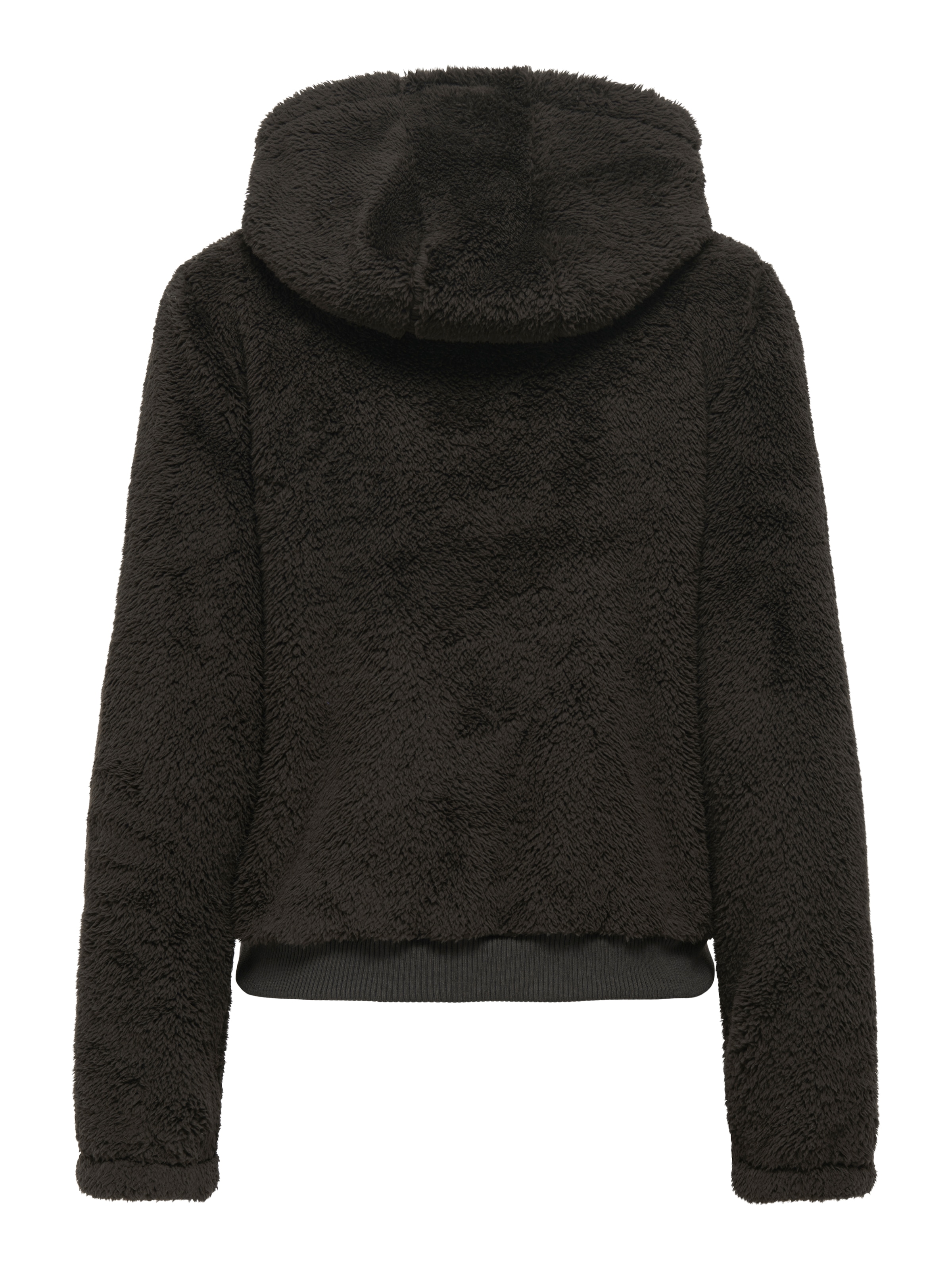 ONLY Kapuzenplüschjacke »ONLNEWANNA CONTACT SHERPA JKT OTW NOOS«, mit Kapuze