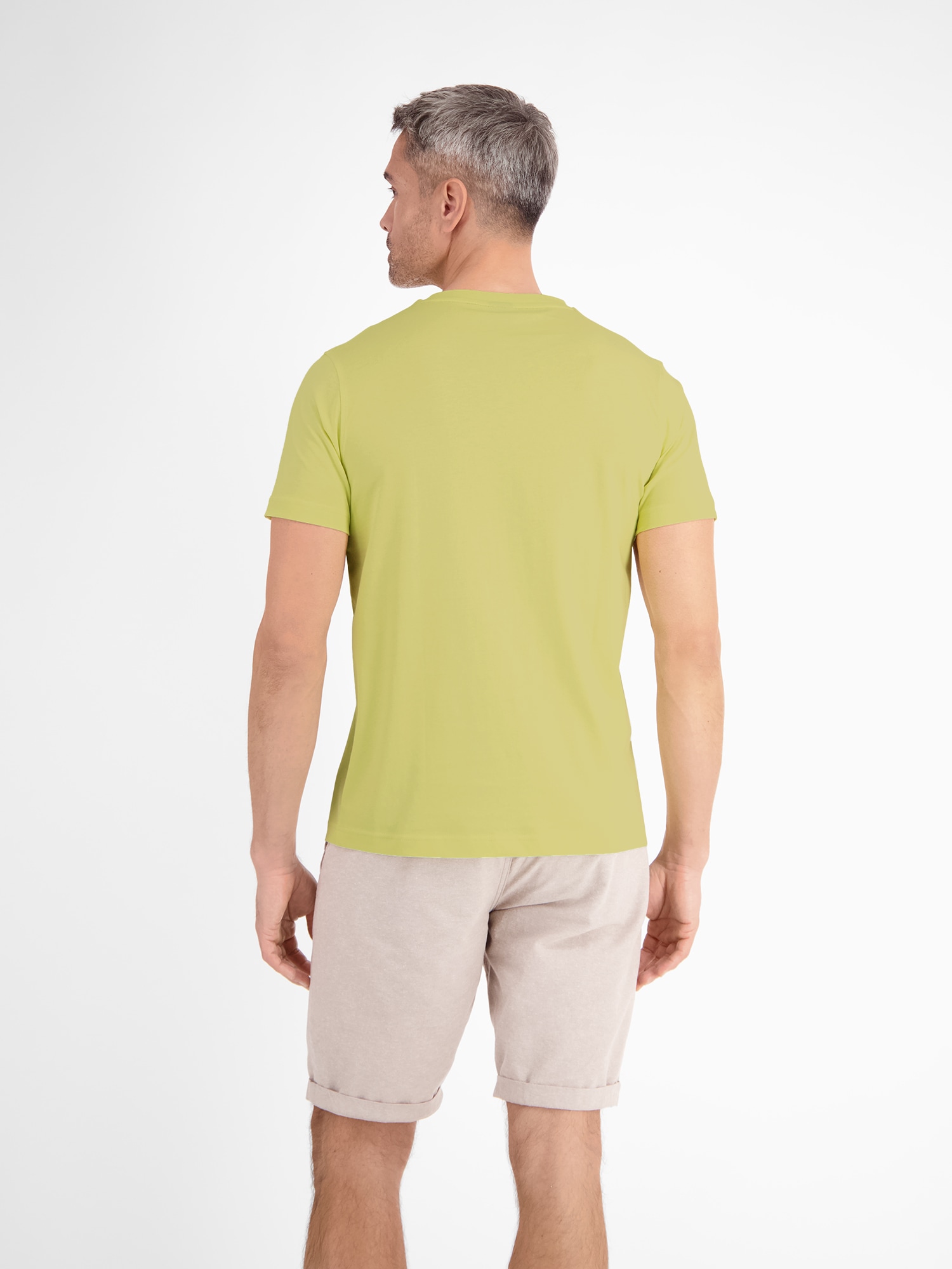 LERROS T-Shirt »LERROS Basic T-Shirt mit Logostitch«