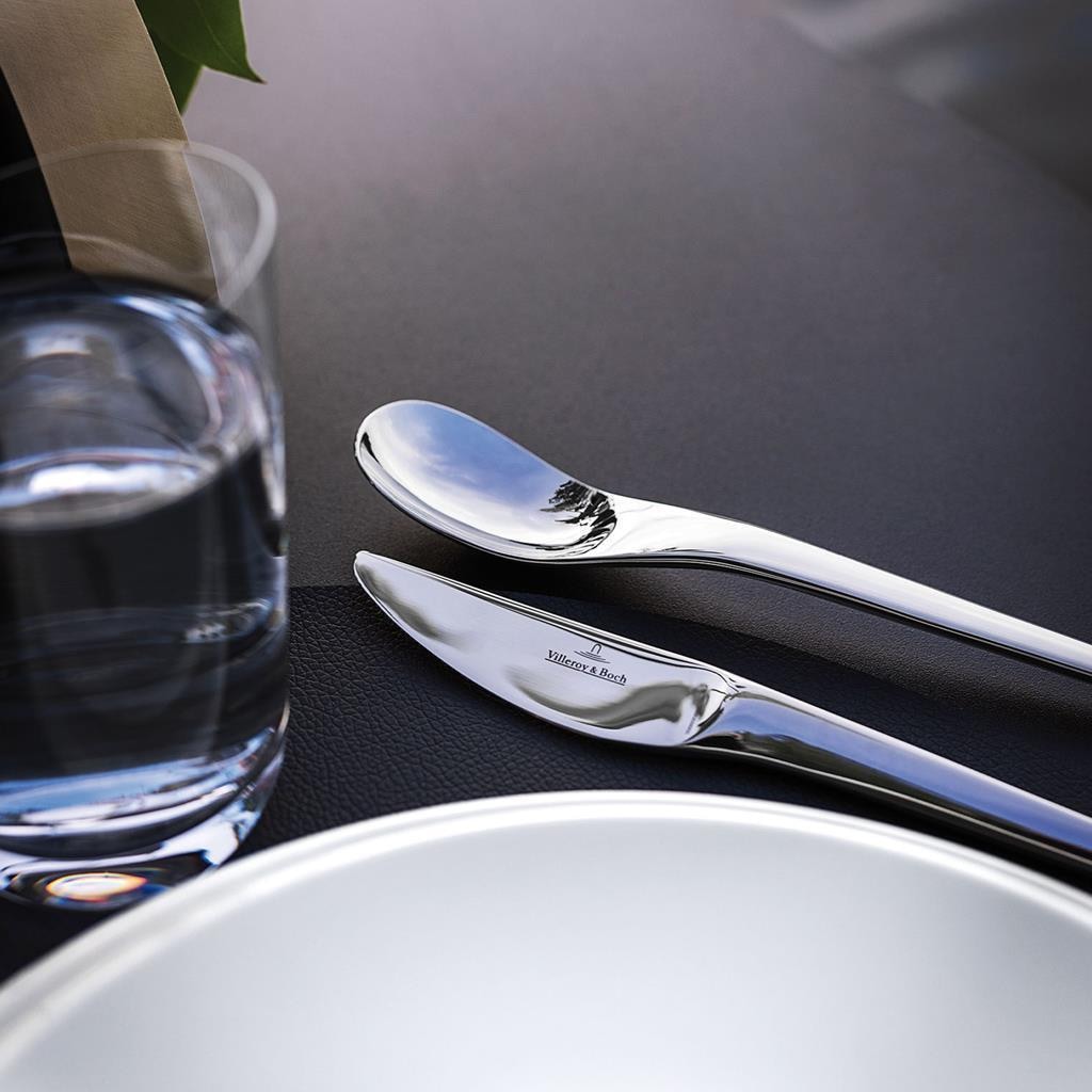 Villeroy & Boch Besteck-Set »Tafelbesteck NewMoon 180er Set silber« Spülmaschinenfest