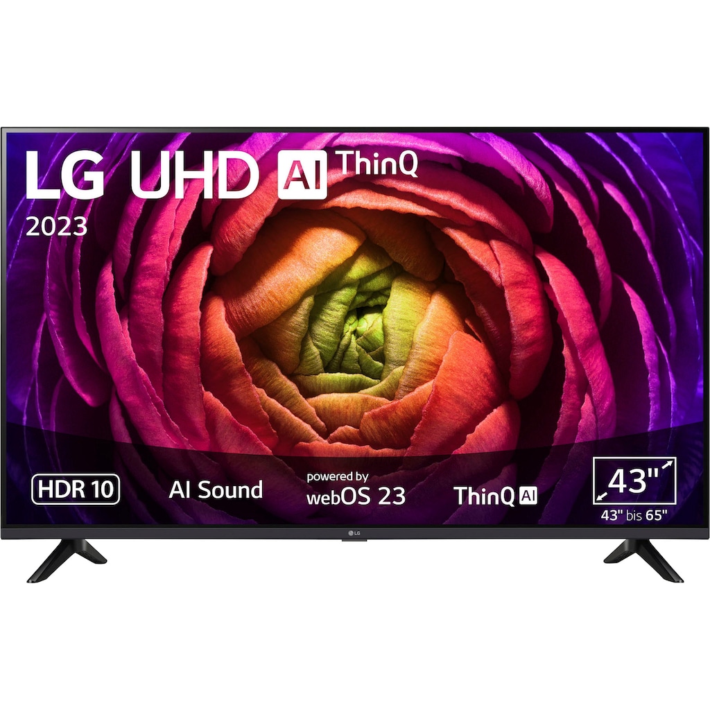 LG LCD-LED Fernseher »43UR73006LA«, 108 cm/43 Zoll, 4K Ultra HD, Smart-TV