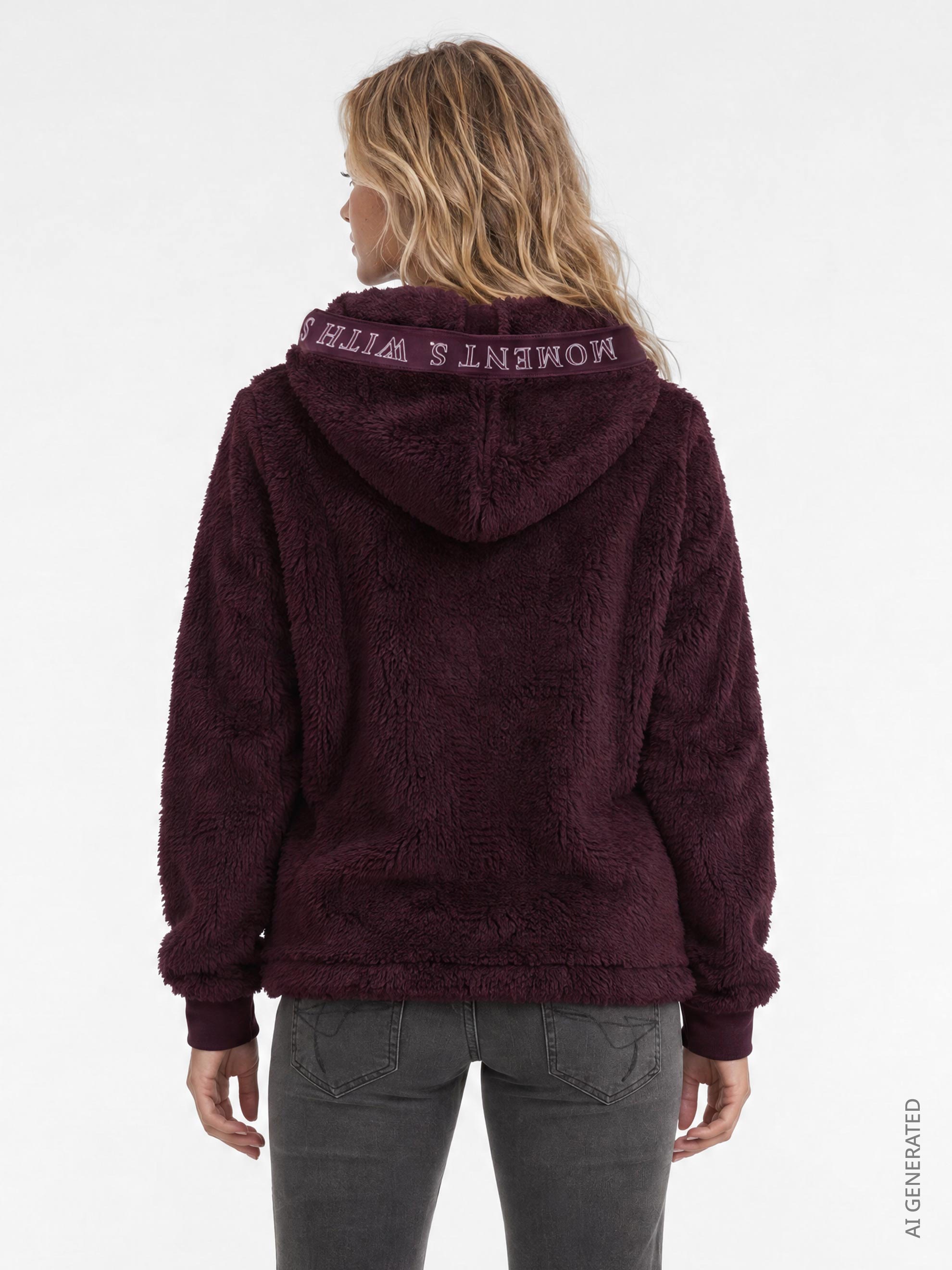 SOCCX Kapuzensweatshirt , mit Seitenschlitze

