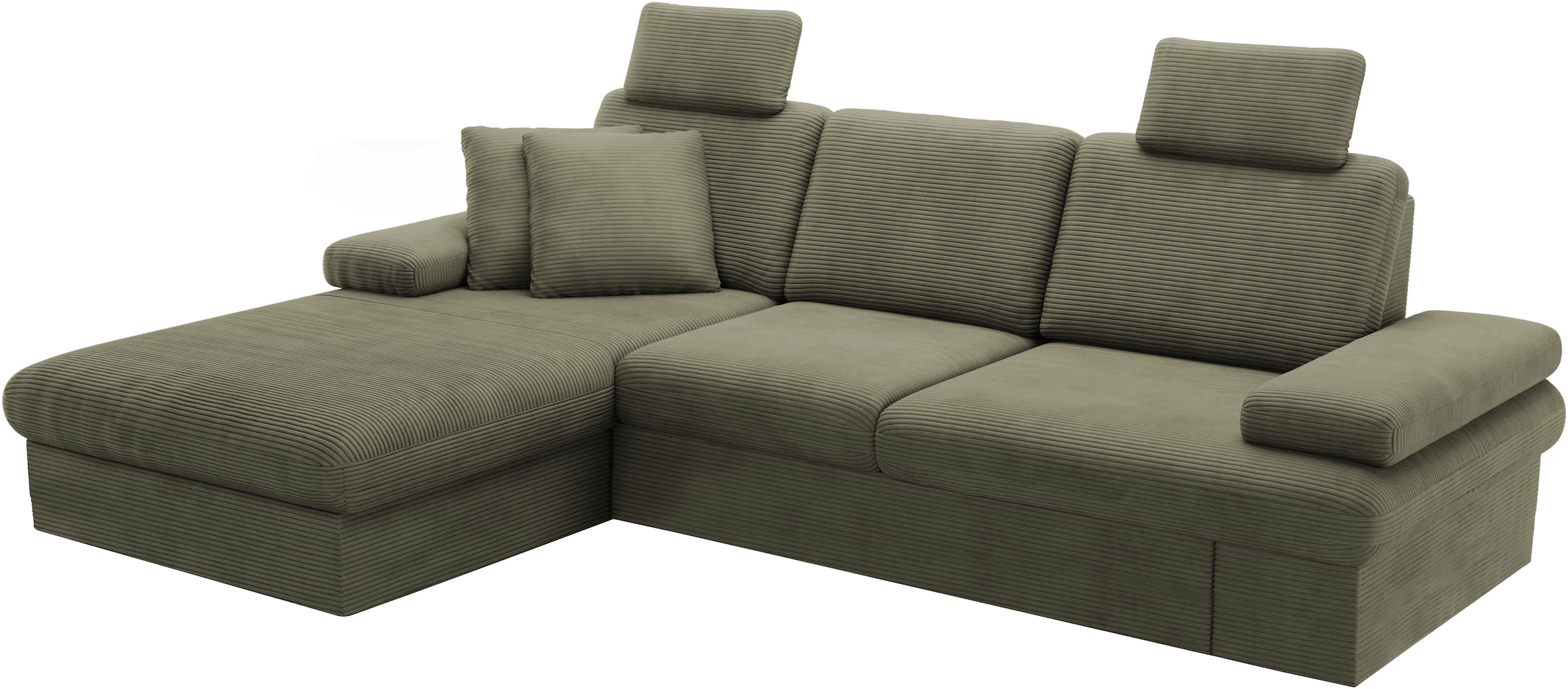 sit&more Ecksofa »Moreno«, mit Armteilverstellung,wahlweise mit Bettfunktion