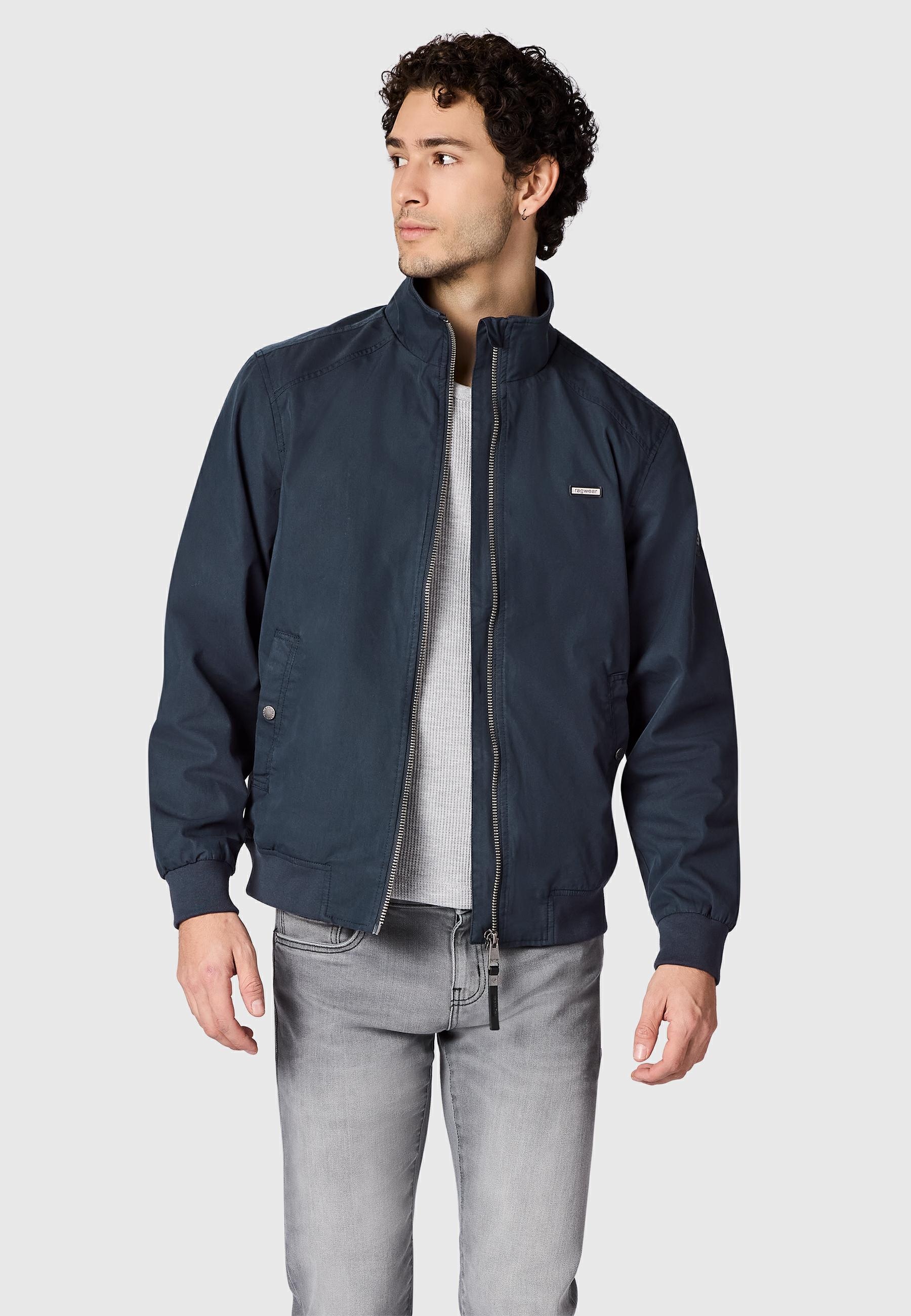 Ragwear Outdoorjacke »Izzyk YOUMODO« ohne Kapuze Leichte Übergangsjacke mit Stehkragen