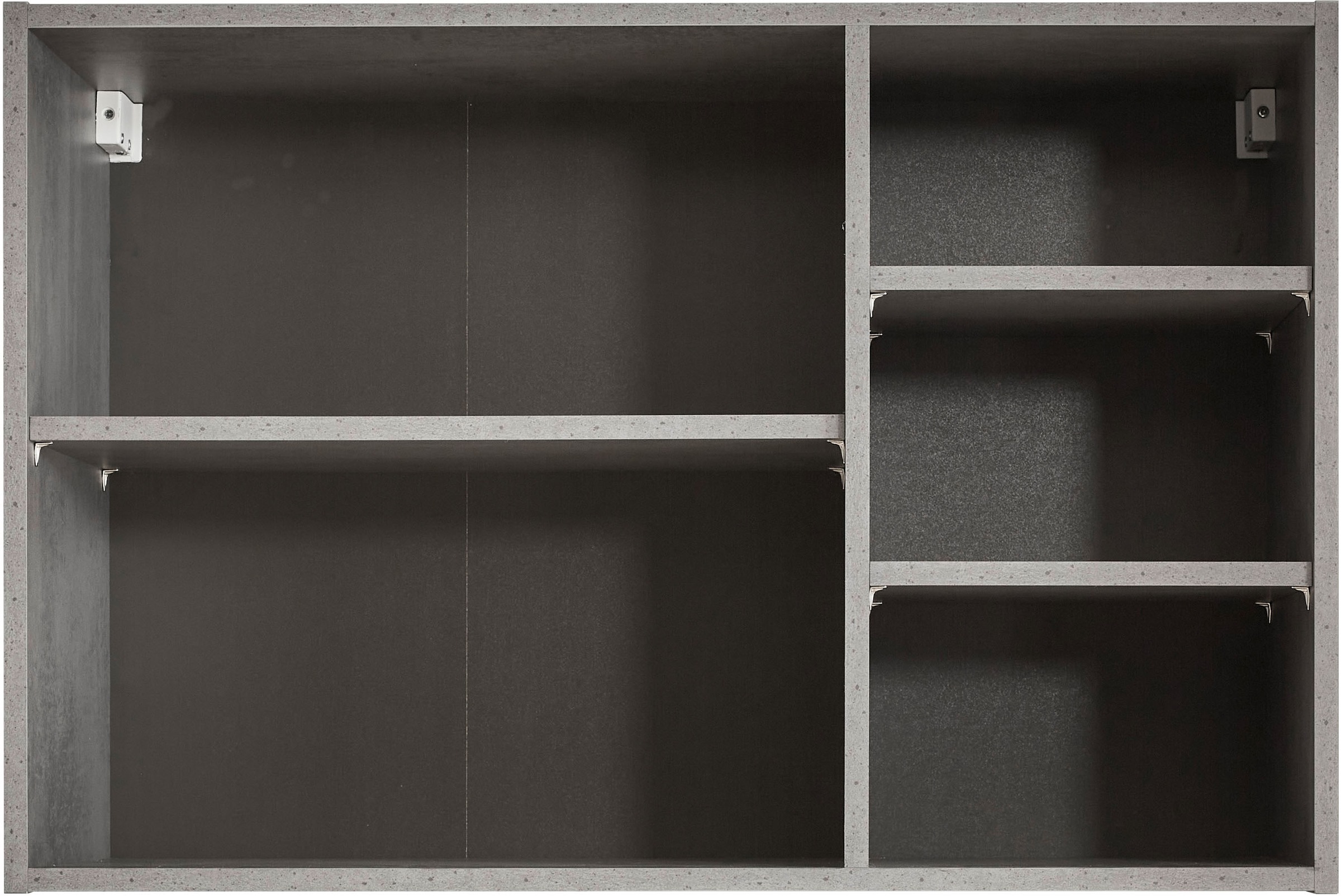 BASIC by Balculina Küchenregal »Sanibel Küchenschrank Regale BxHxT 90 x 60 x 33 cm«, (1 St.), Breite 90 cm, mit 5 offenen Fächern