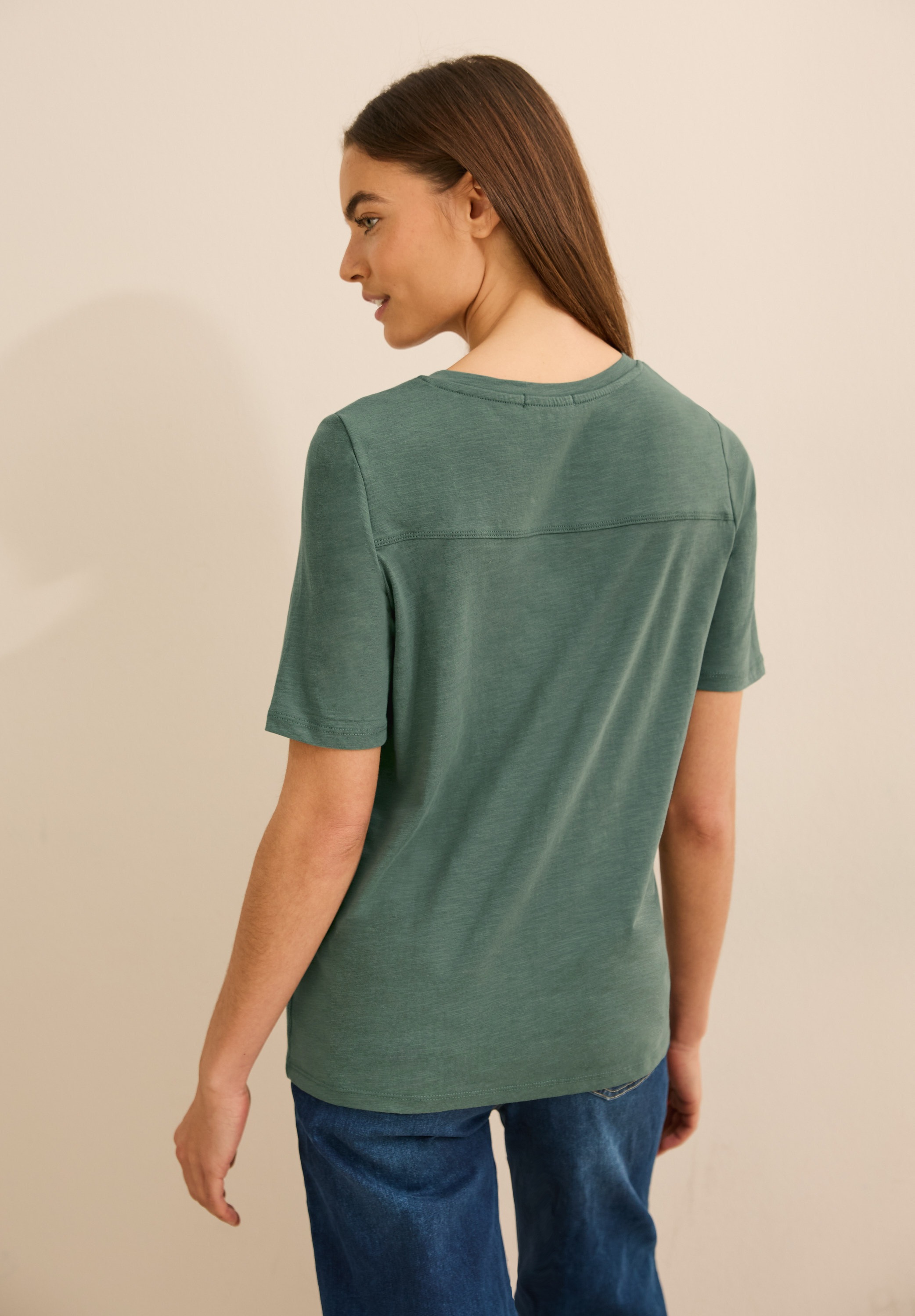 Cecil T-Shirt, aus reiner Baumwolle