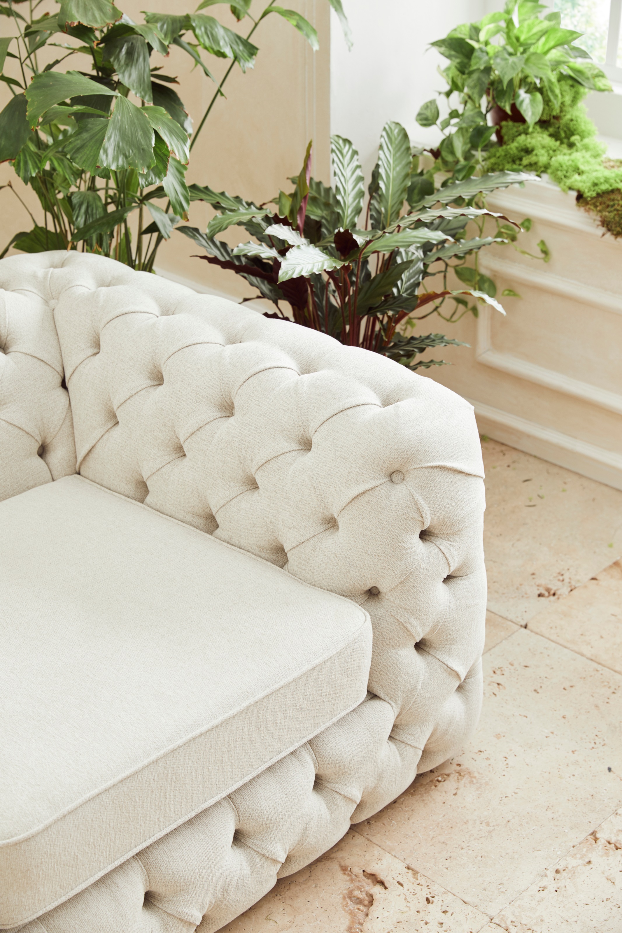 Guido Maria Kretschmer Home&Living Chesterfield-Sofa »Kalina«, mit klassischer Chesterfield-Knopfheftung