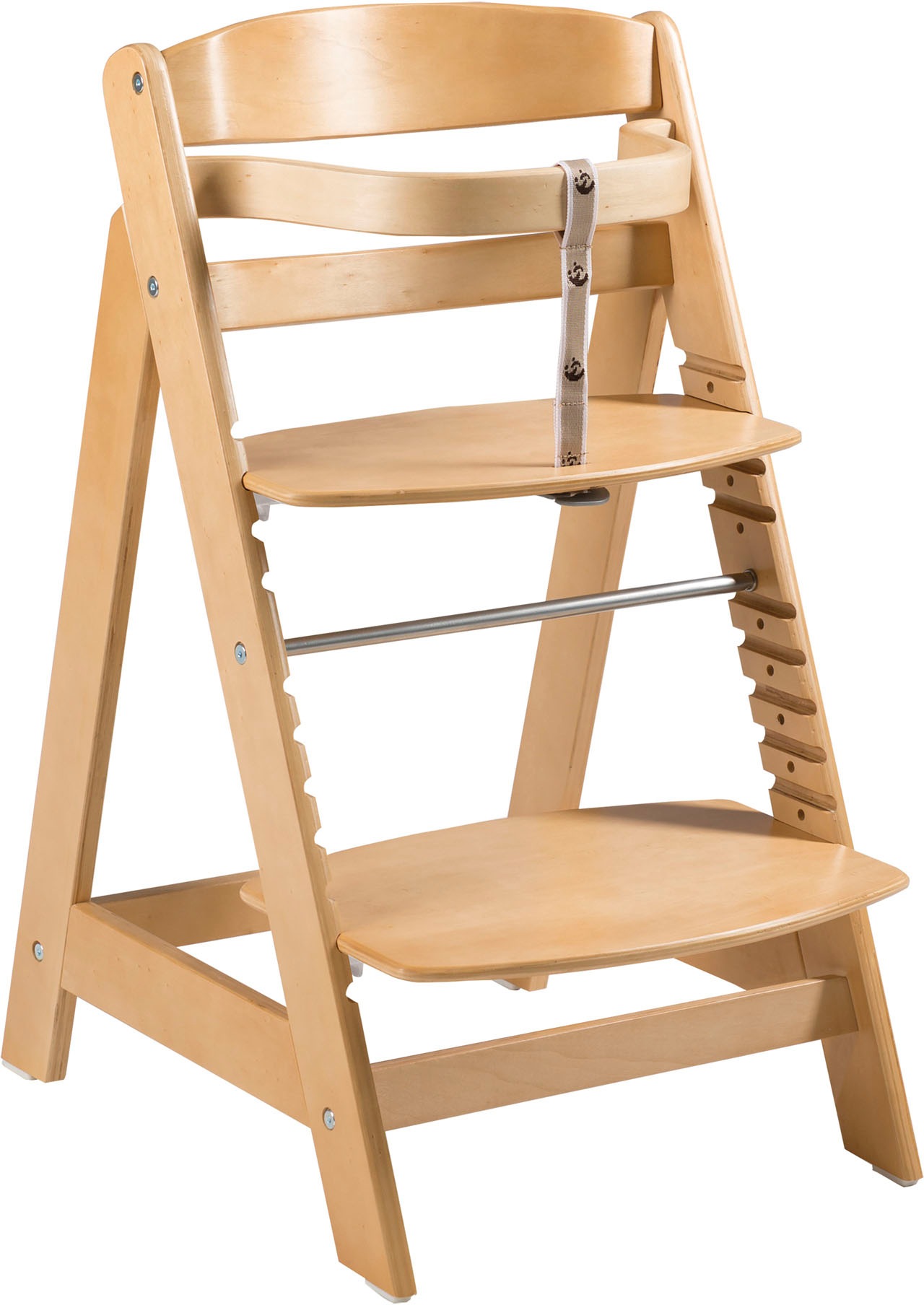 roba® Hochstuhl »Treppenhochstuhl Sit Up Click, natur« () aus Holz