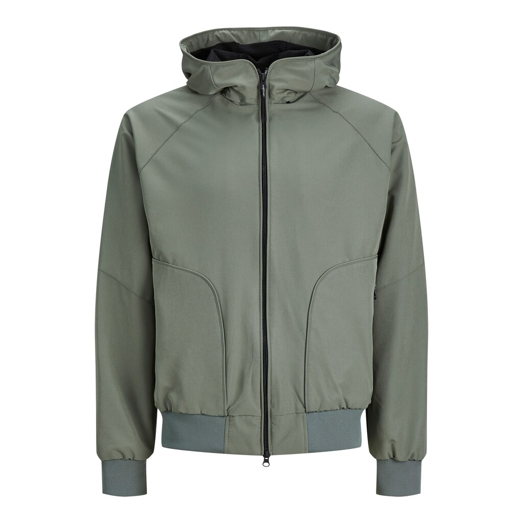 Jack & Jones Blouson »JCOTRACK BOMBER JACKET NOOS«, mit Kapuze