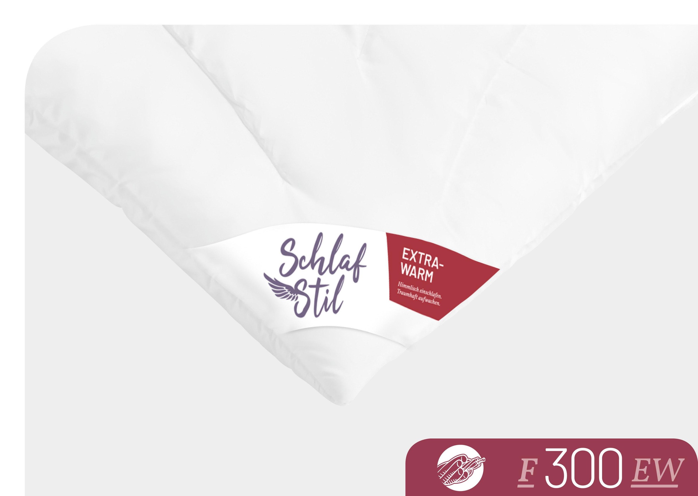 Schlafstil Baumwollbettdecke "F300" extrawarm 1 Stk. tlg. hergestellt in De günstig online kaufen