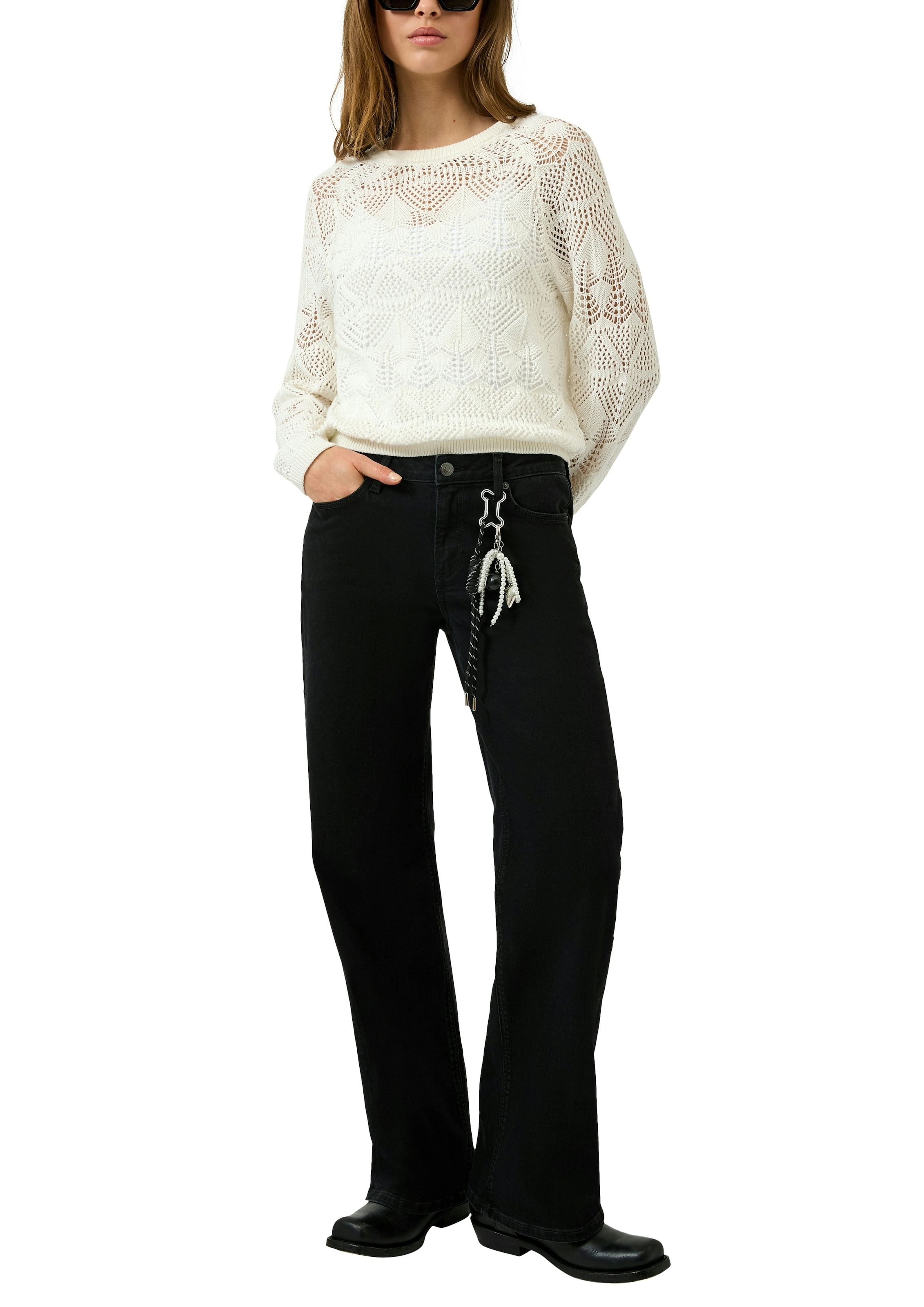 QS Stretch-Jeans »CATIE Wide Leg« 5-Pocket-Form
