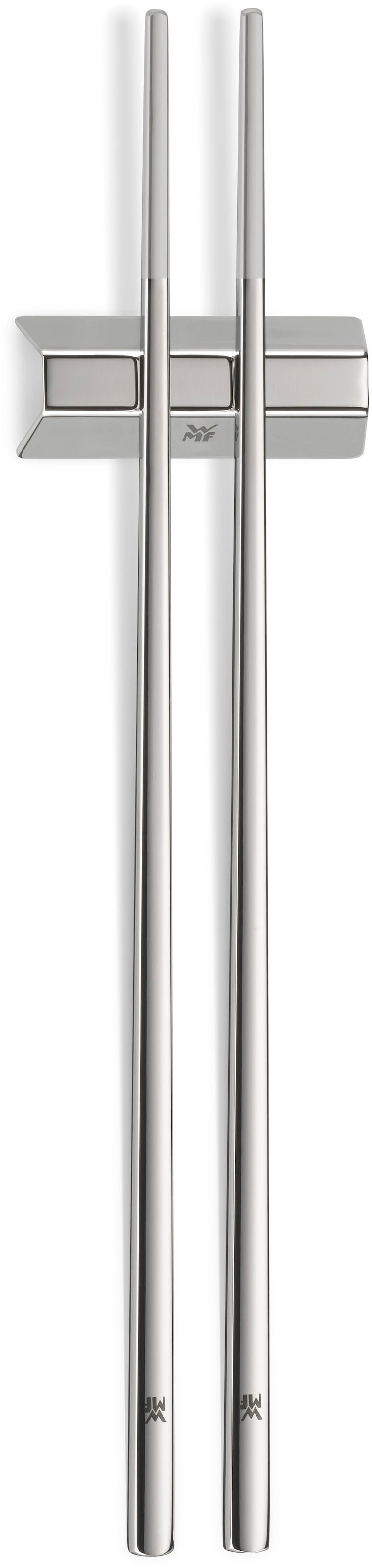 WMF Essstäbchen »Nuova«, (Set, 6 St.), wiederverwendbare Essstäbchen, inkl. 2 Bänkchen, spülmaschinenfest