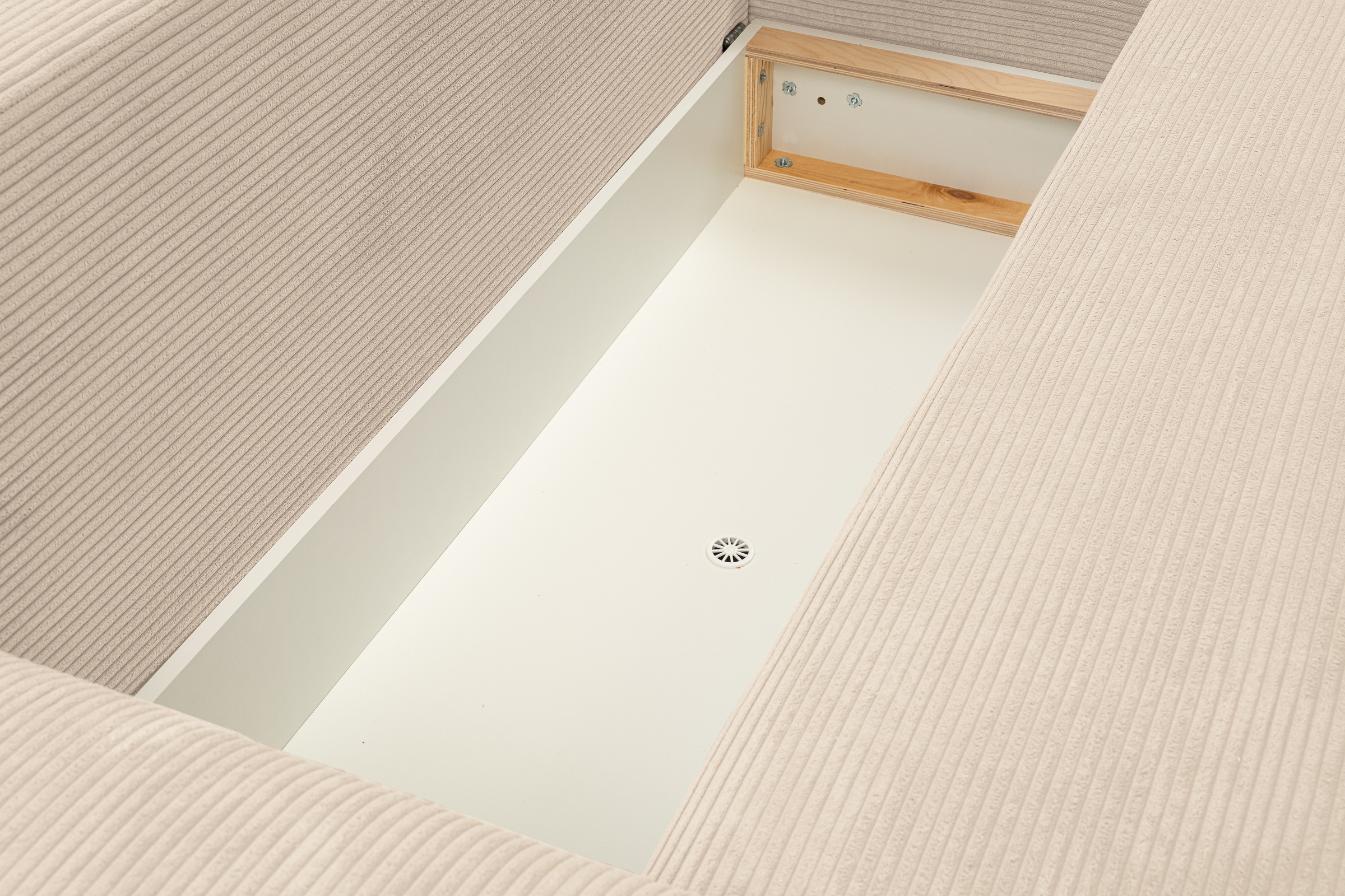 WERK2 Ecksofa »Amsterdam, zeitlos und elegant, Breite 300cm, L-Form«, Design Ecksofa mit hohem Komfort, Schlaffunktion & Bettkasten