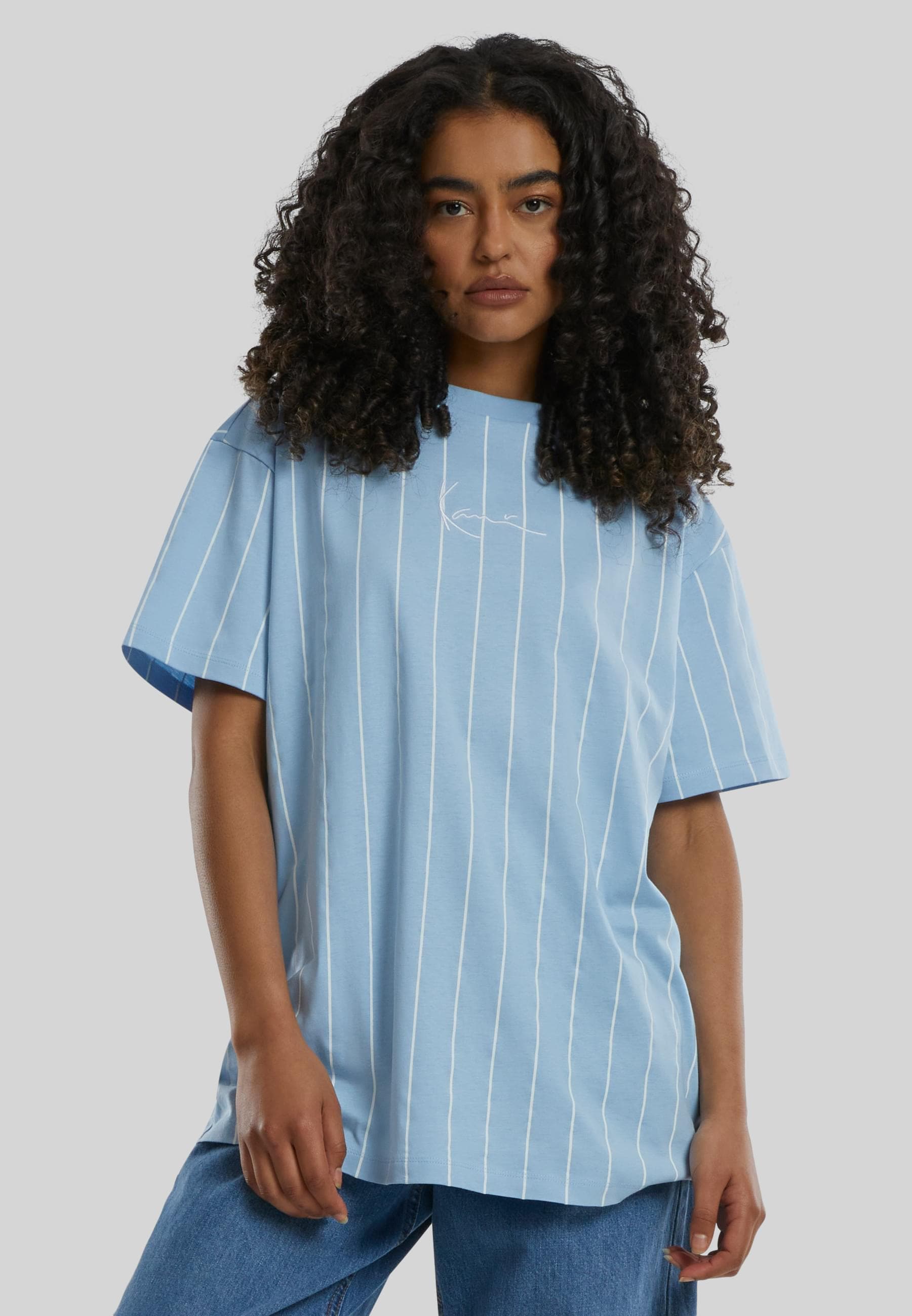 Karl Kani T-Shirt »Karl Kani Small Signature Essential Pinstripe Os Tee«, (1 tlg.)