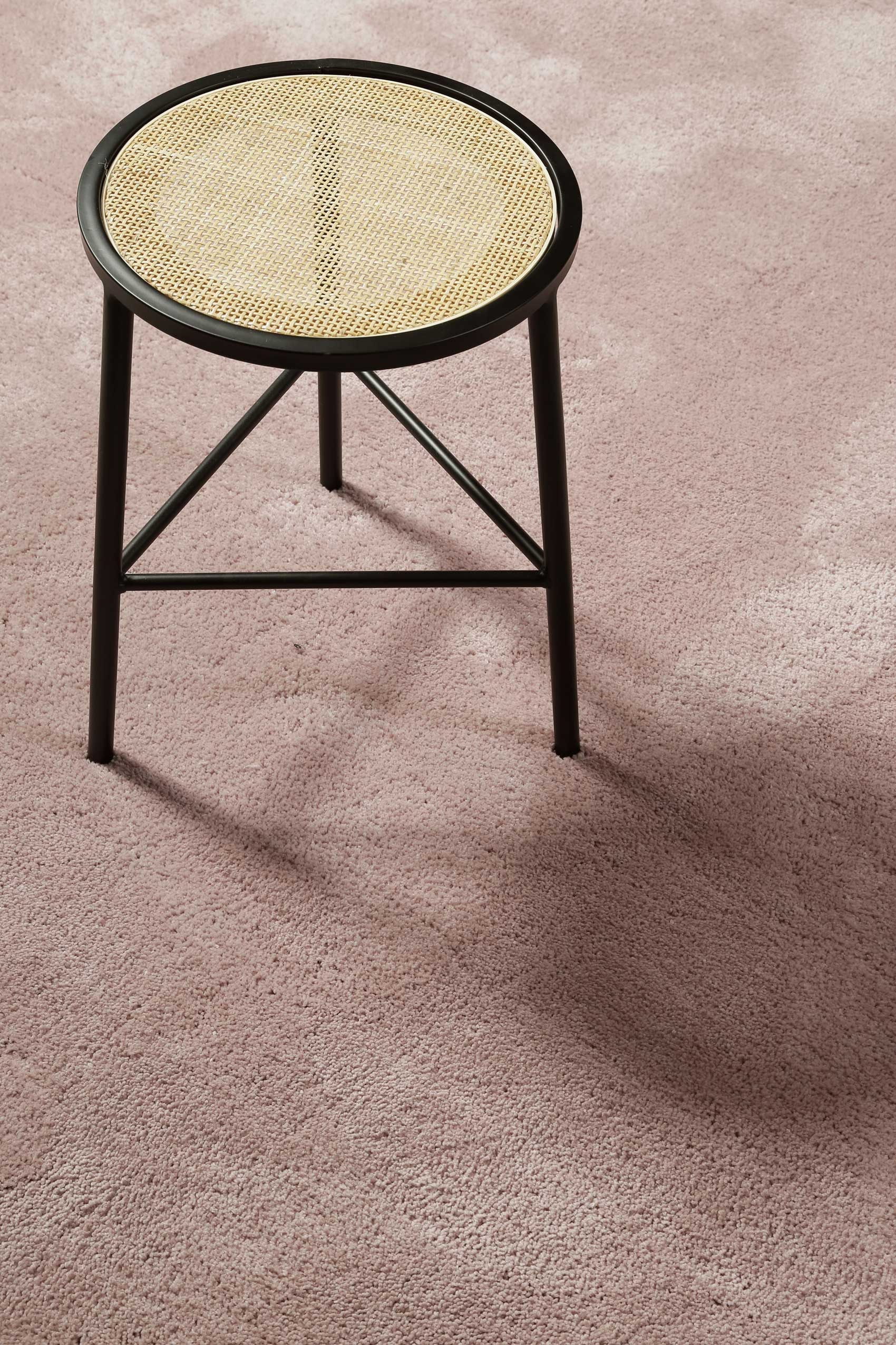 Homie Living Teppich »Pisa«, rund, 25 mm Höhe, Hochflor, Microfaser, uni, weich, Shaggy, Wohnzimmer, Schlafzimmer