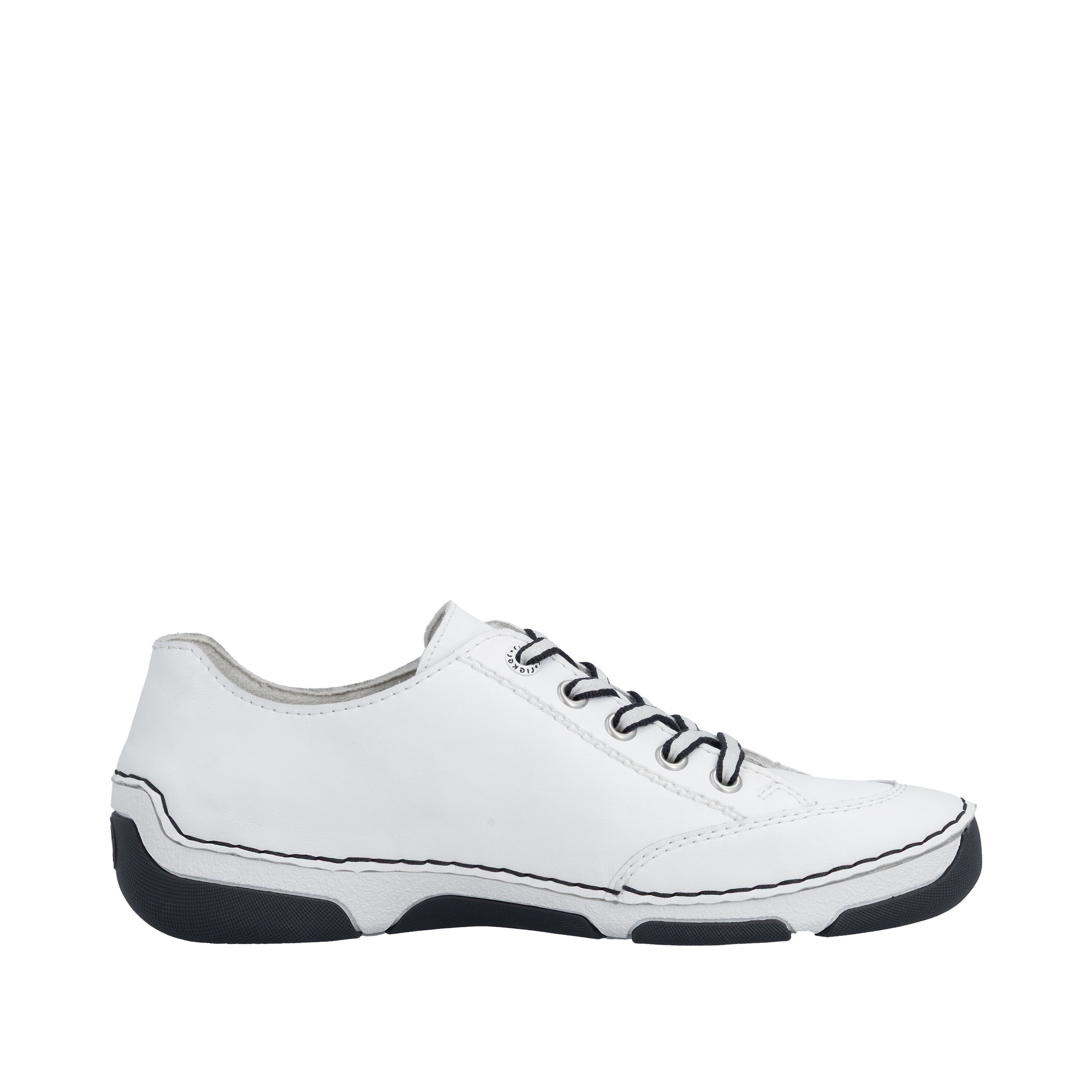 Rieker Sneaker  Halbschuh, Freizeitschuh, Schnürschuh mit Rahmennaht