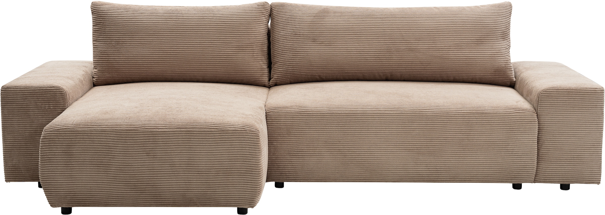 WERK2 Ecksofa »Amsterdam, zeitlos und elegant, Breite 300cm, L-Form«, Design Ecksofa mit hohem Komfort, Schlaffunktion & Bettkasten