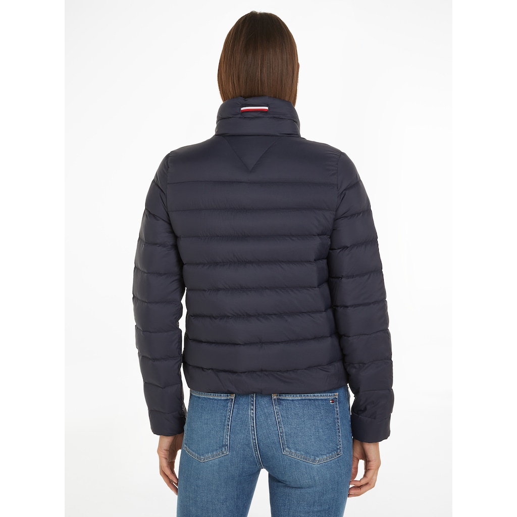 Tommy Hilfiger Kurzjacke »PACKABLE LW DOWN GS JACKET«, mit gestreiftem Kordelzug