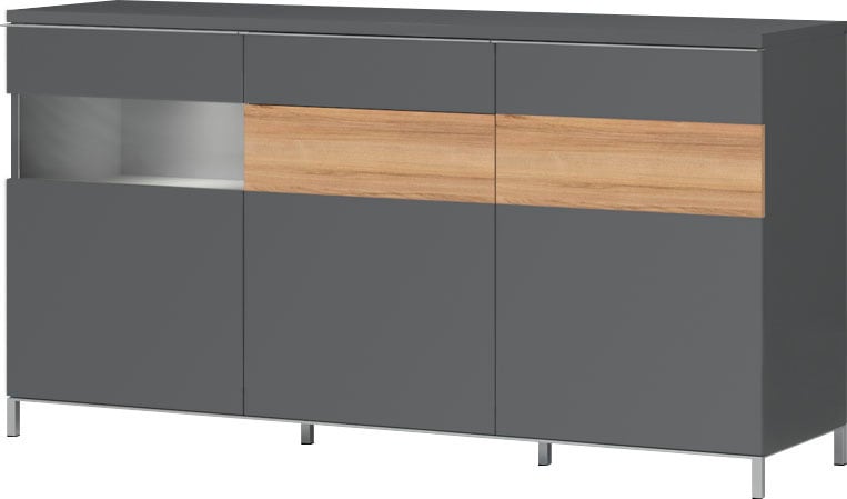 Places of Style Sideboard "Onyx", Kommode mit Soft-Close-Funktion, Breite 1 günstig online kaufen