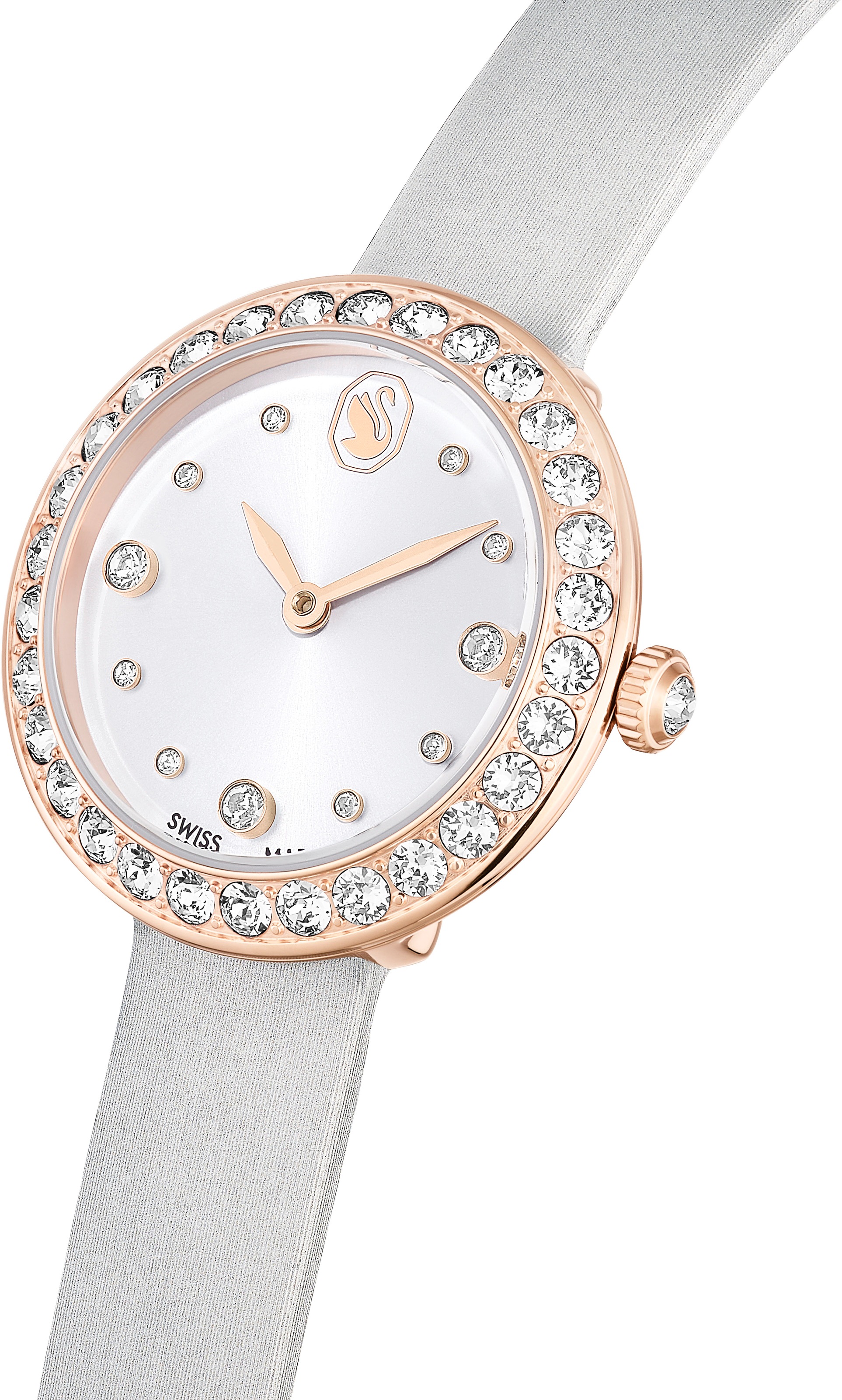 Swarovski Quarzuhr »MATRIX TENNIS«, Armbanduhr, Damenuhr, Swiss Made, Lederarmband, analog