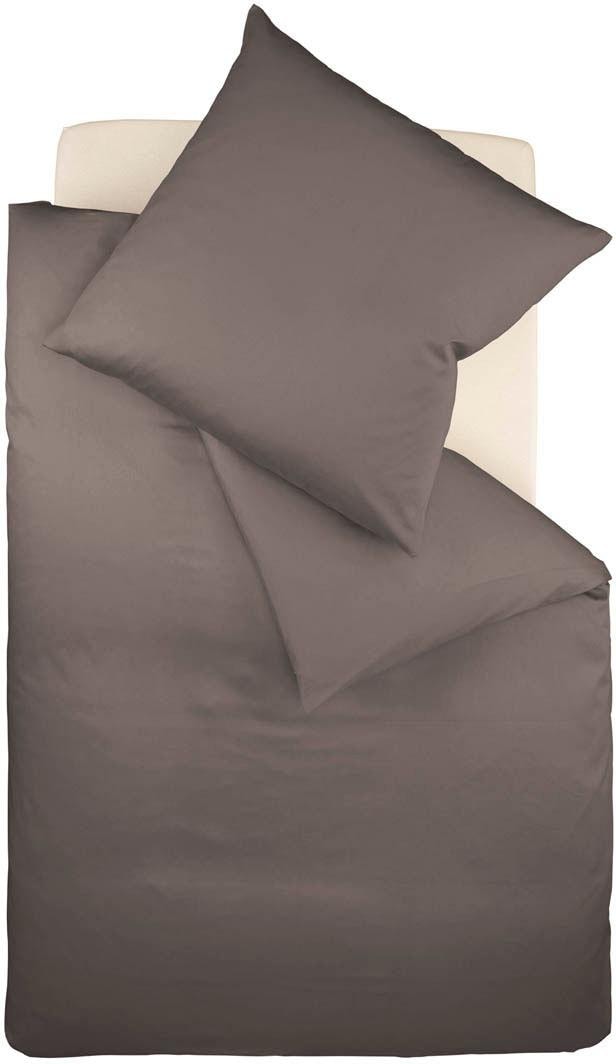 fleuresse Bettwäsche "Colours in 135x200, 155x220 oder 200x200 cm" 2 Stk. Bettwäsche aus 100% Baumwolle, uni, mit Reißverschluss