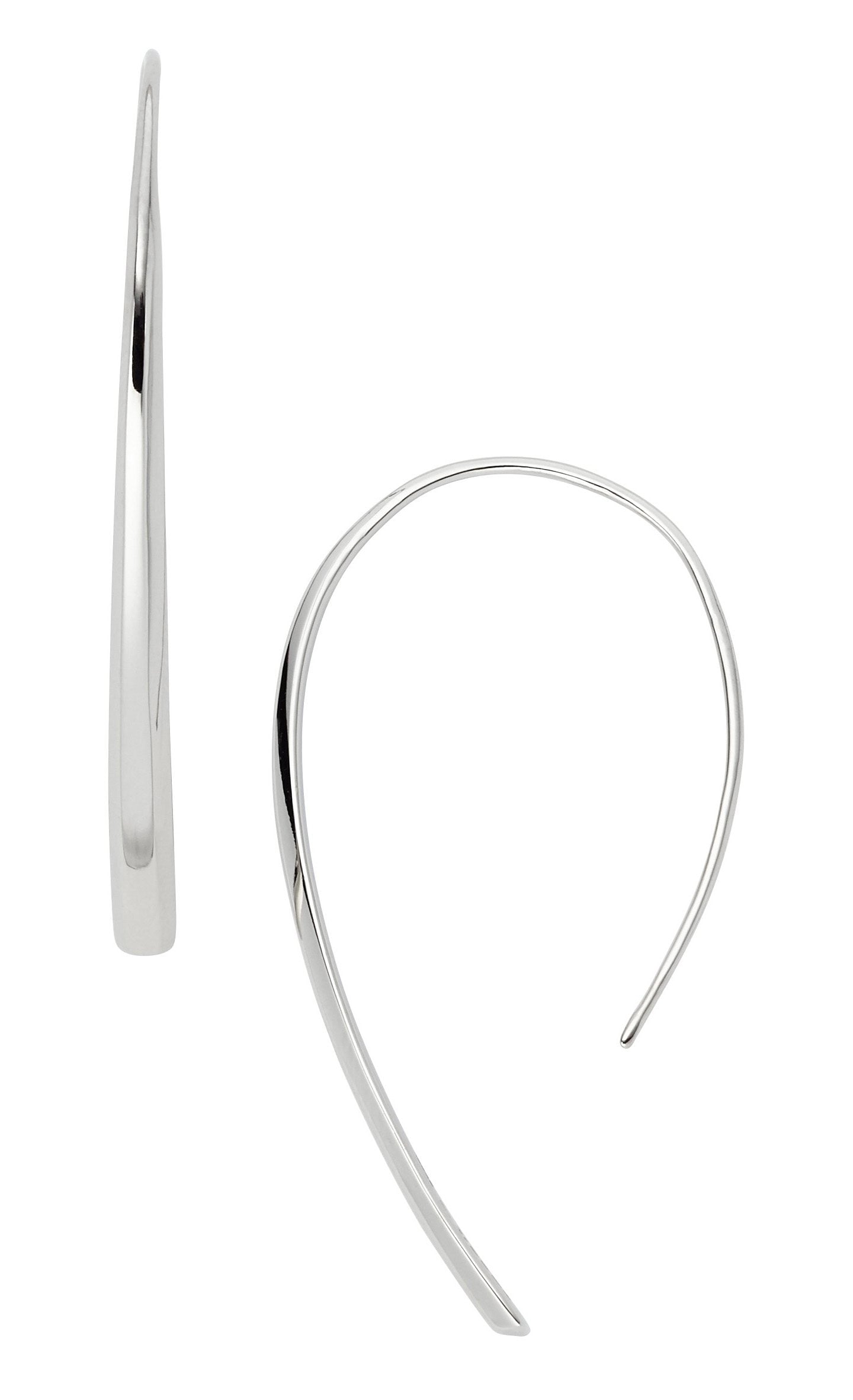 Paar Ohrhaken »Bevel Hoop, Fashion, JF01702040«