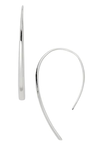 Paar Ohrhaken »Bevel Hoop, Fashion, JF01702040«