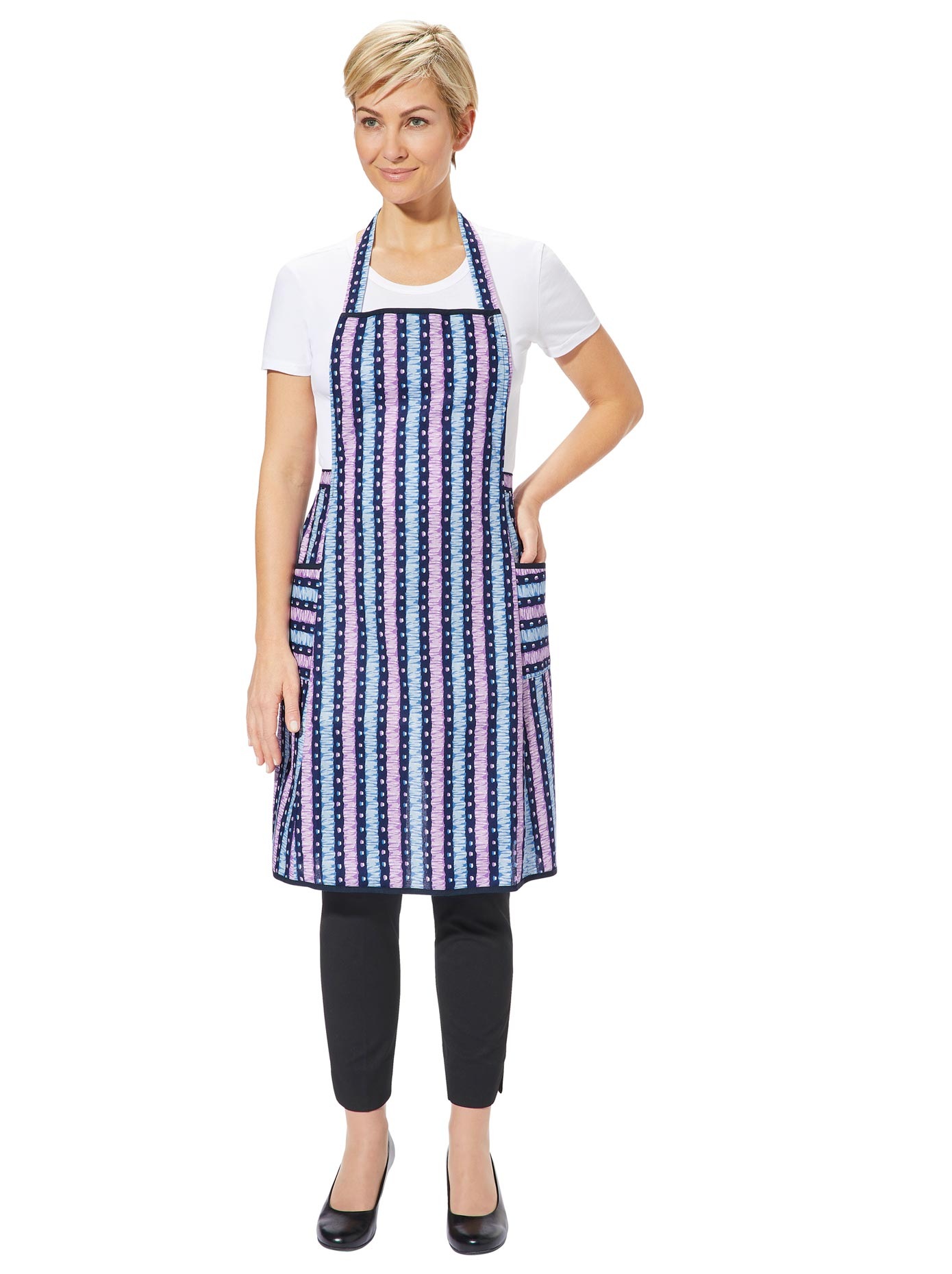 Latzschürze aus reiner Baumwolle