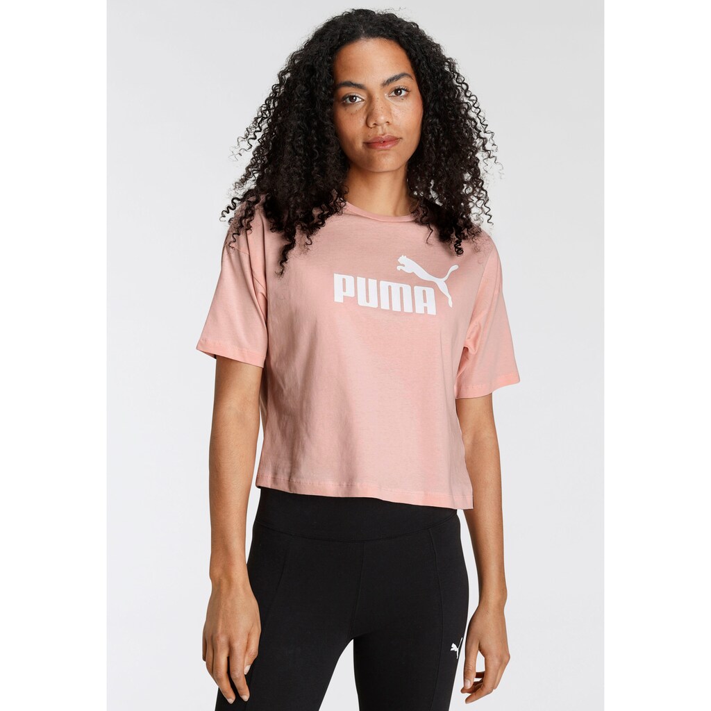 PUMA Crop-Top »ESS CROPPED LOGO TEE«