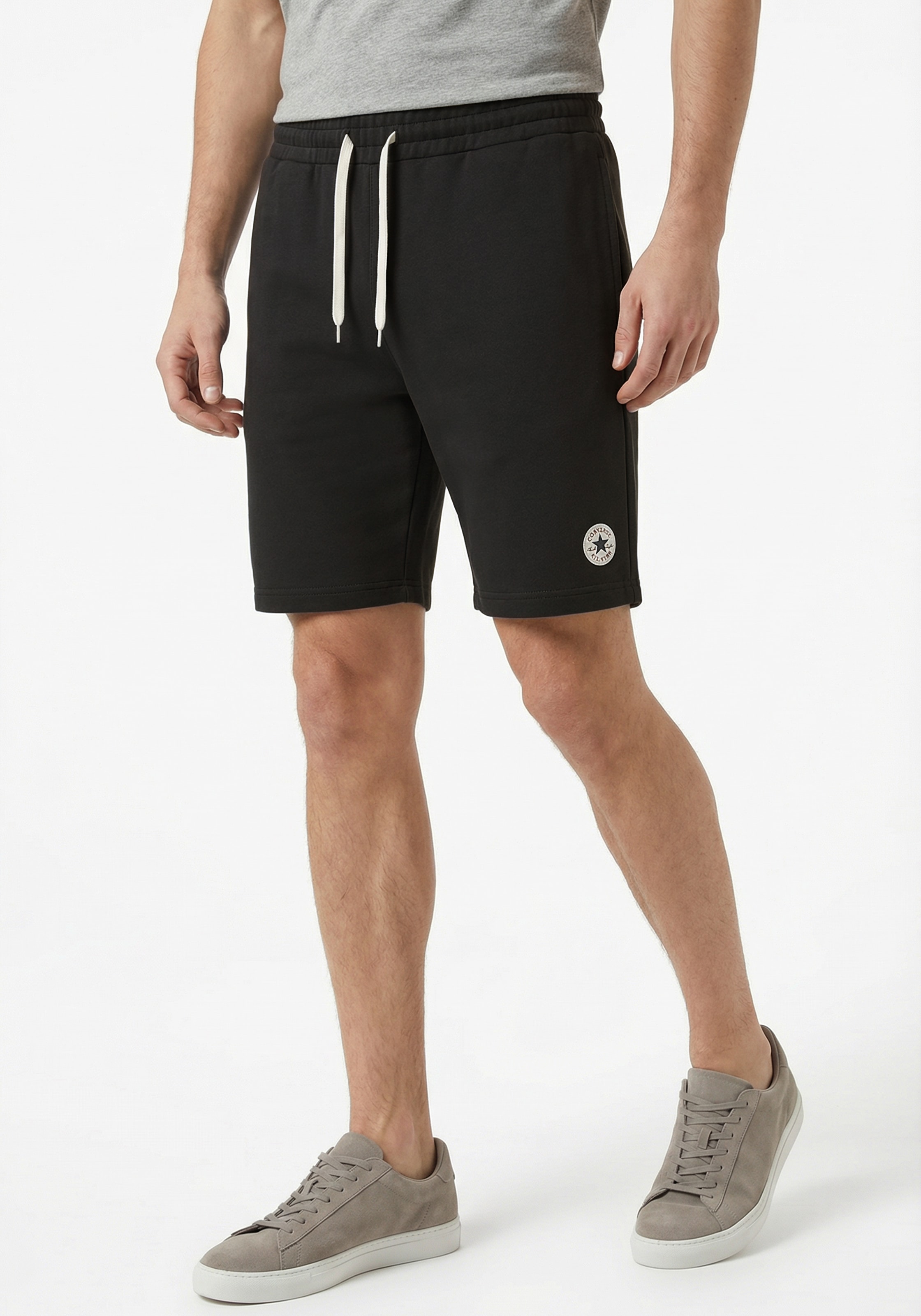 Converse Sweatshorts "CHUCK PATCH SHORT" aus Baumwolle und Polyester, erhältlich in den Größen S bis XXL
