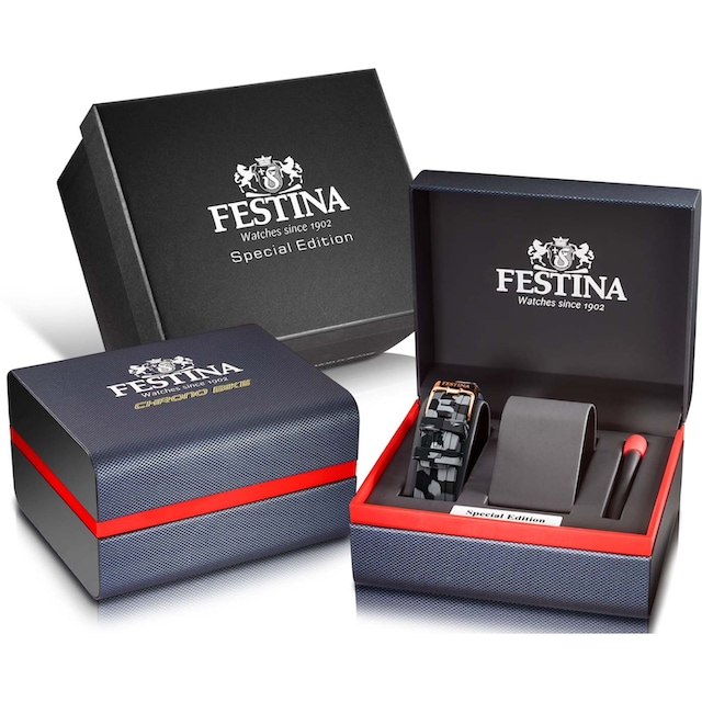 Festina Chronograph »Chrono Bike - Special Edition, F20645/1«, (Set, 3 tlg.,  Uhr mit Wechselband und Werkzeug), ideal auch als Geschenk ▷ kaufen | BAUR