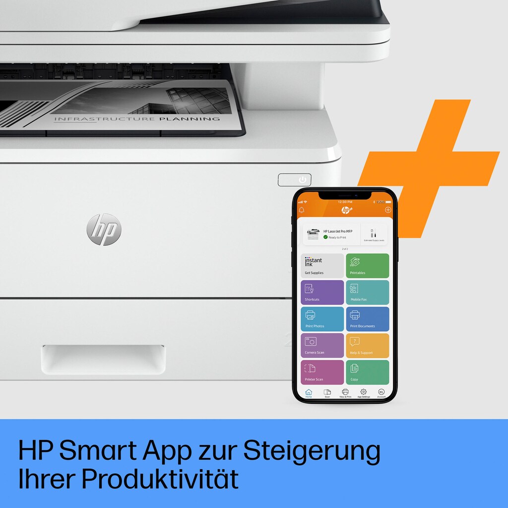 HP Multifunktionsdrucker »LaserJet Pro MFP 4102fdwe«