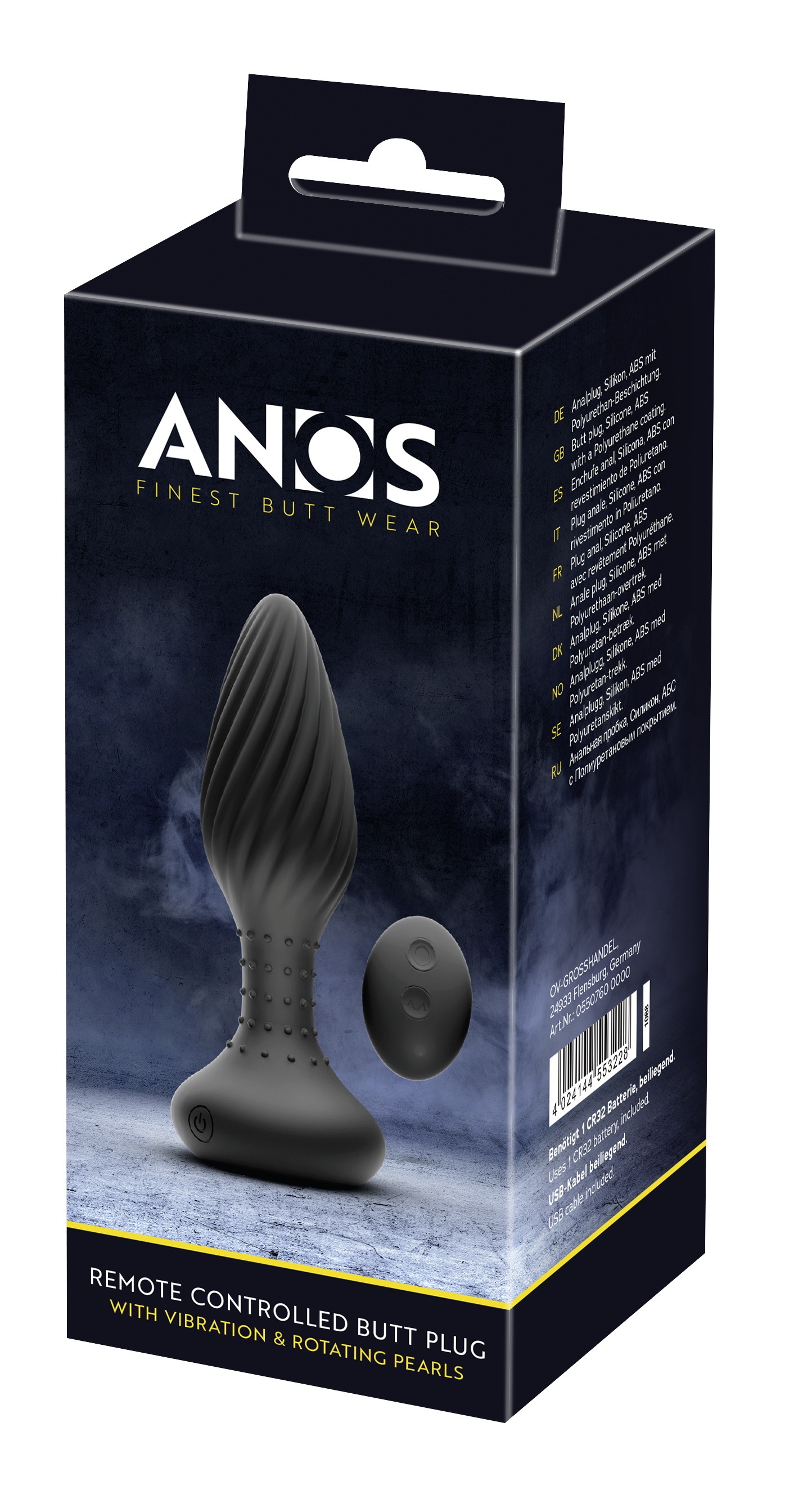 ANOS Anal-Stimulator »Analplug Remote Controlled Butt Plug« ()