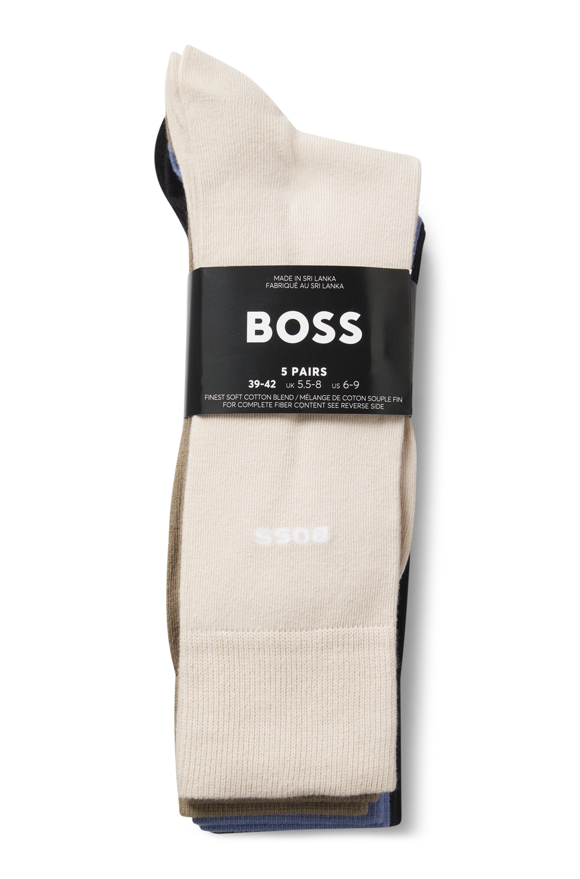 BOSS Socken "5P Uni Color CC" 5 Paar tlg. in klassischer Unifarbe günstig online kaufen