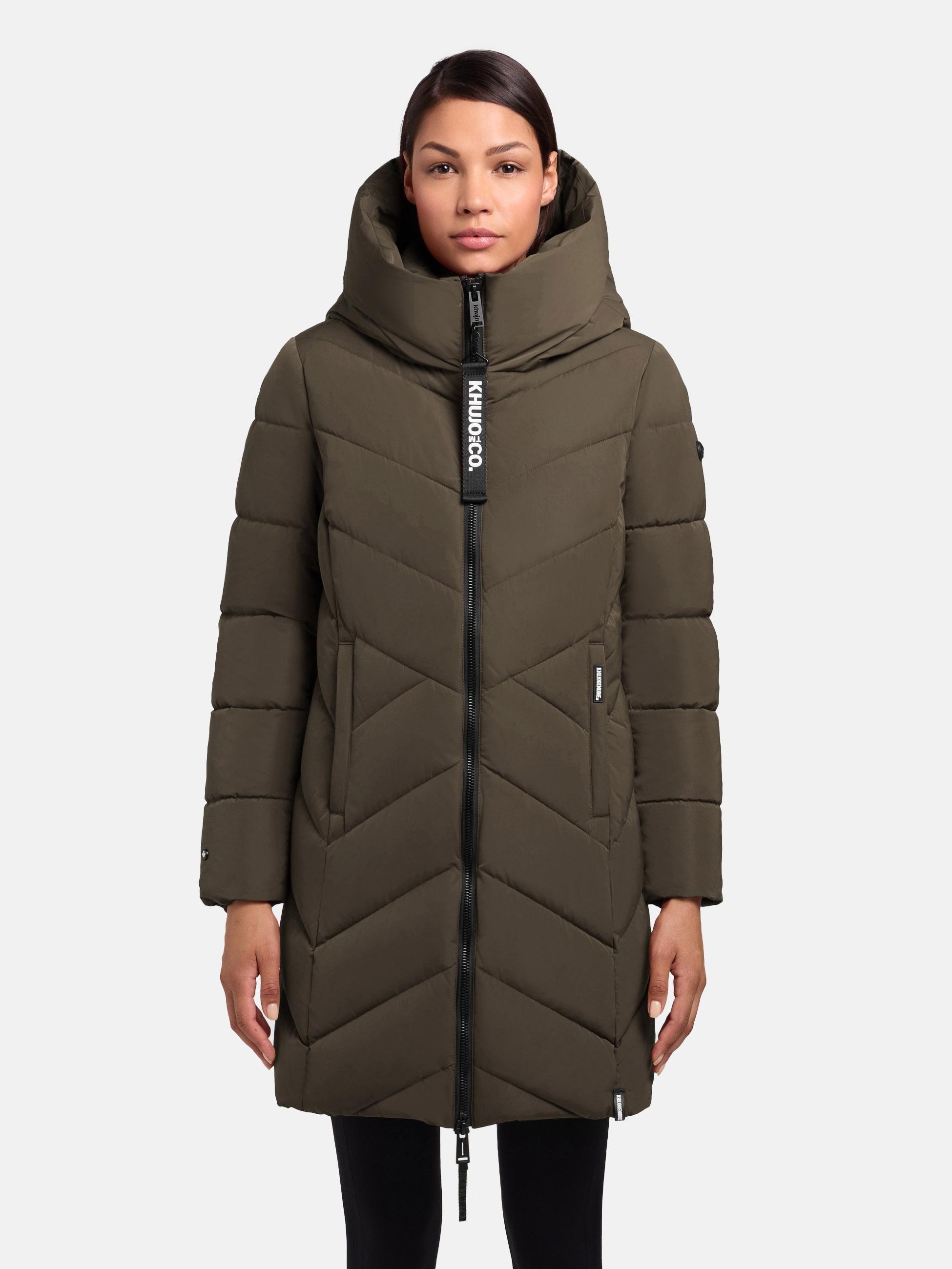 khujo Wintermantel "Darka2-YM", Winter Steppmantel mit Schlüsselanhänger günstig online kaufen