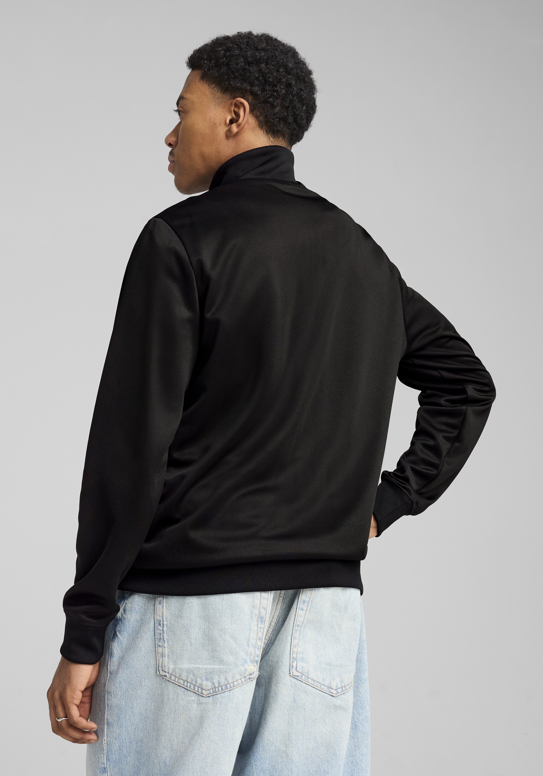 PUMA Trainingsjacke "ESS NO. 1 LOGO POLY TRACK JACKET" ohne Kapuze mit Eing günstig online kaufen