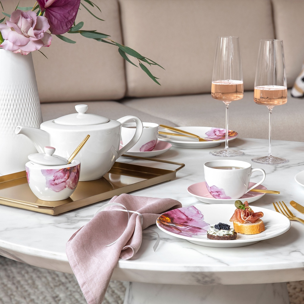 Villeroy & Boch Zuckerstreuer »Zuckerdose Rose Garden 270 ml bunt«