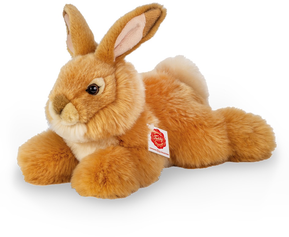 Kuscheltier Hase hellbraun, 28 cm