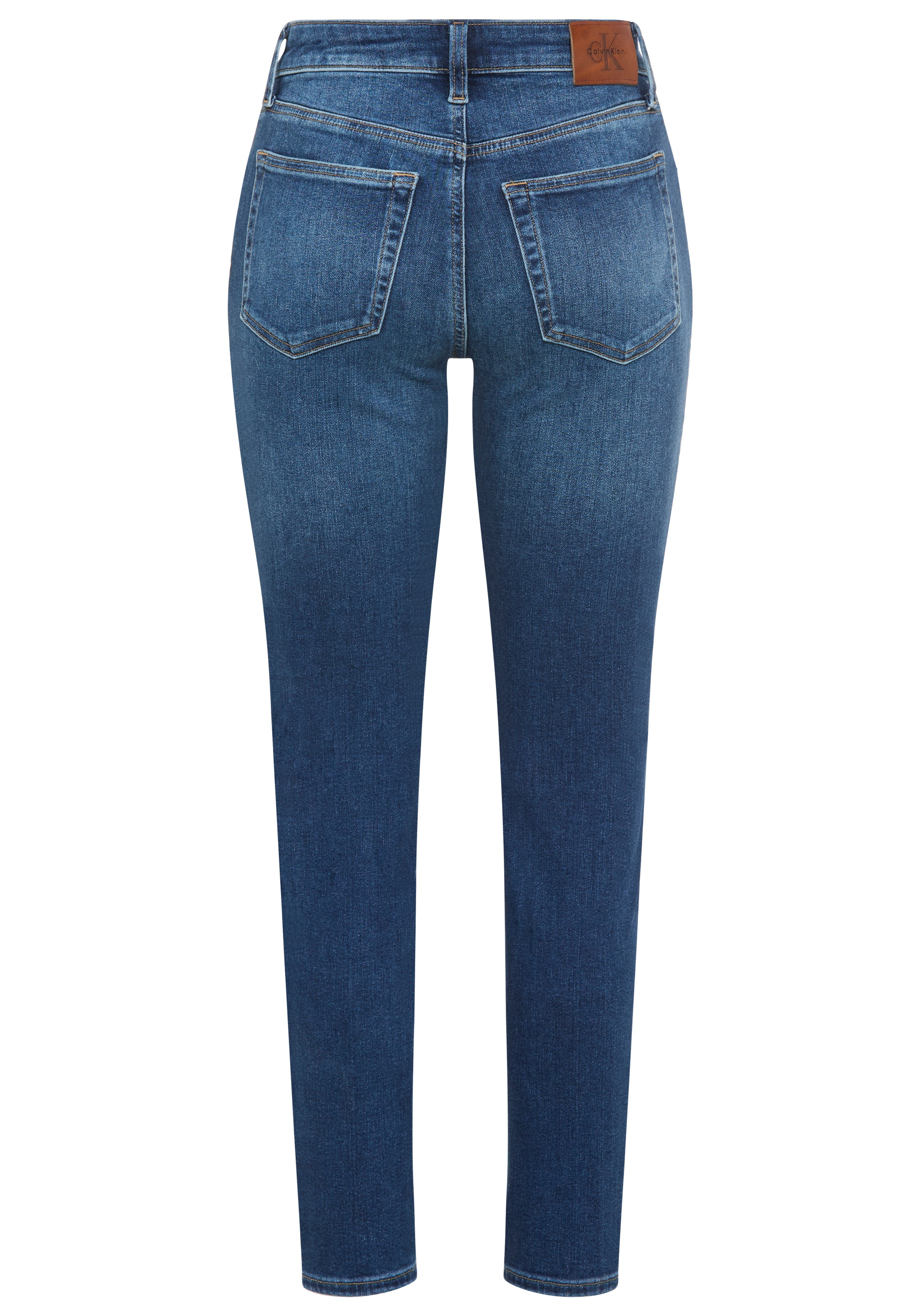 Calvin Klein Jeans Skinny-fit-Jeans "MID RISE SKINNY" Mit Gürtelschlaufen günstig online kaufen