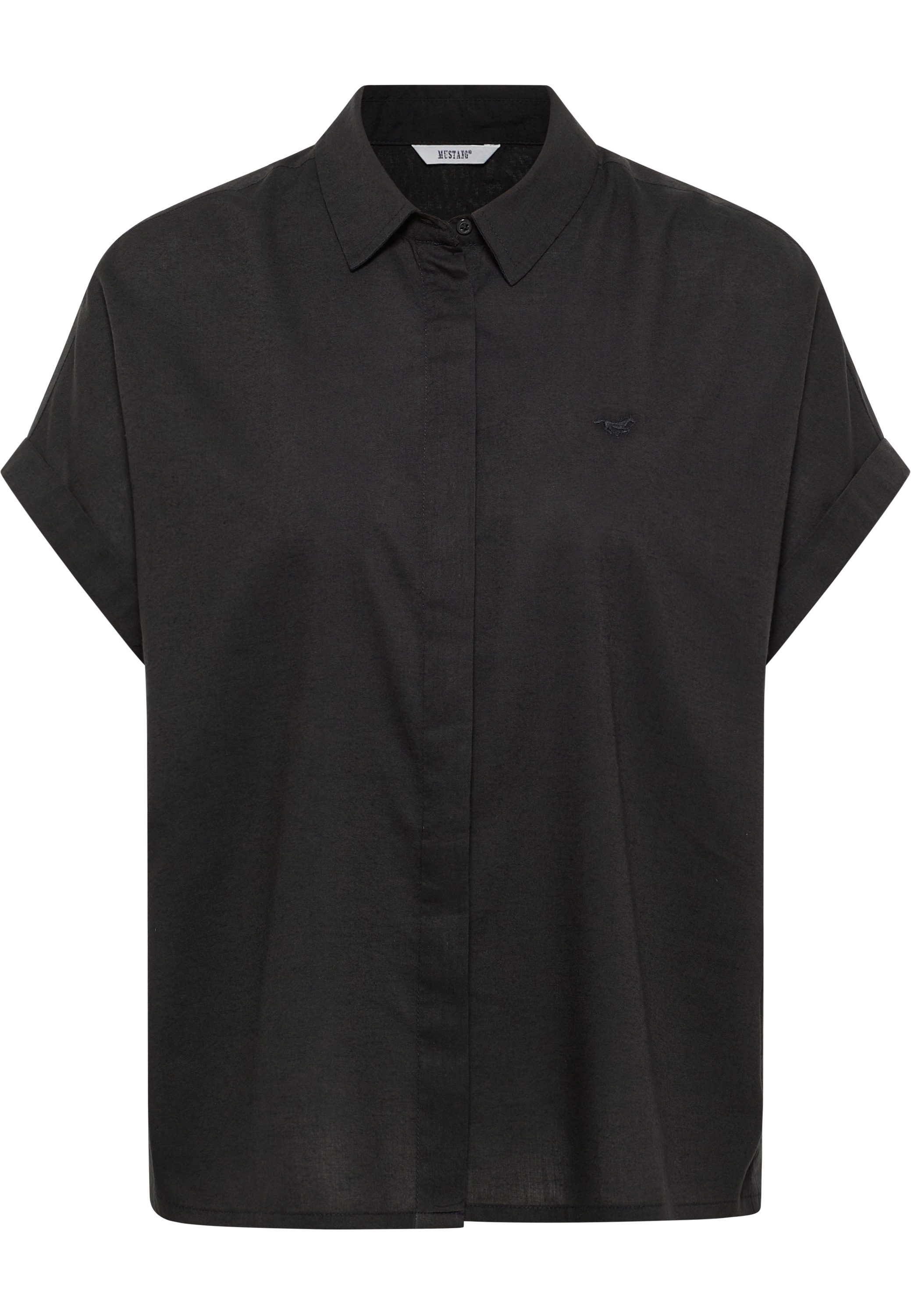 MUSTANG Kurzarmbluse »Damen Style Elsa Basic Blouse«