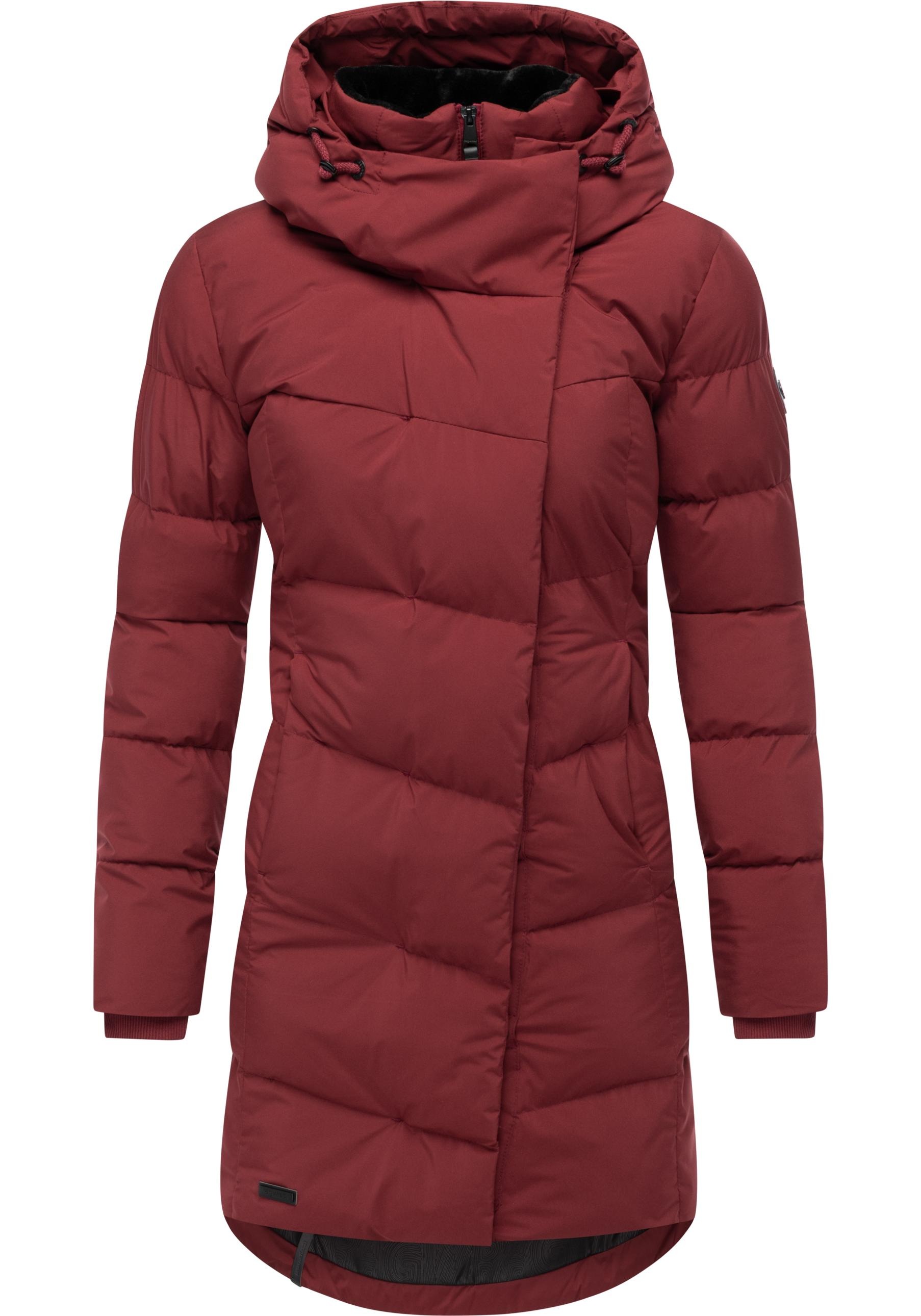 Ragwear Wintermantel "Pavla Soft YOUMODO" Wasserdichter Steppmantel mit Fleecekragen