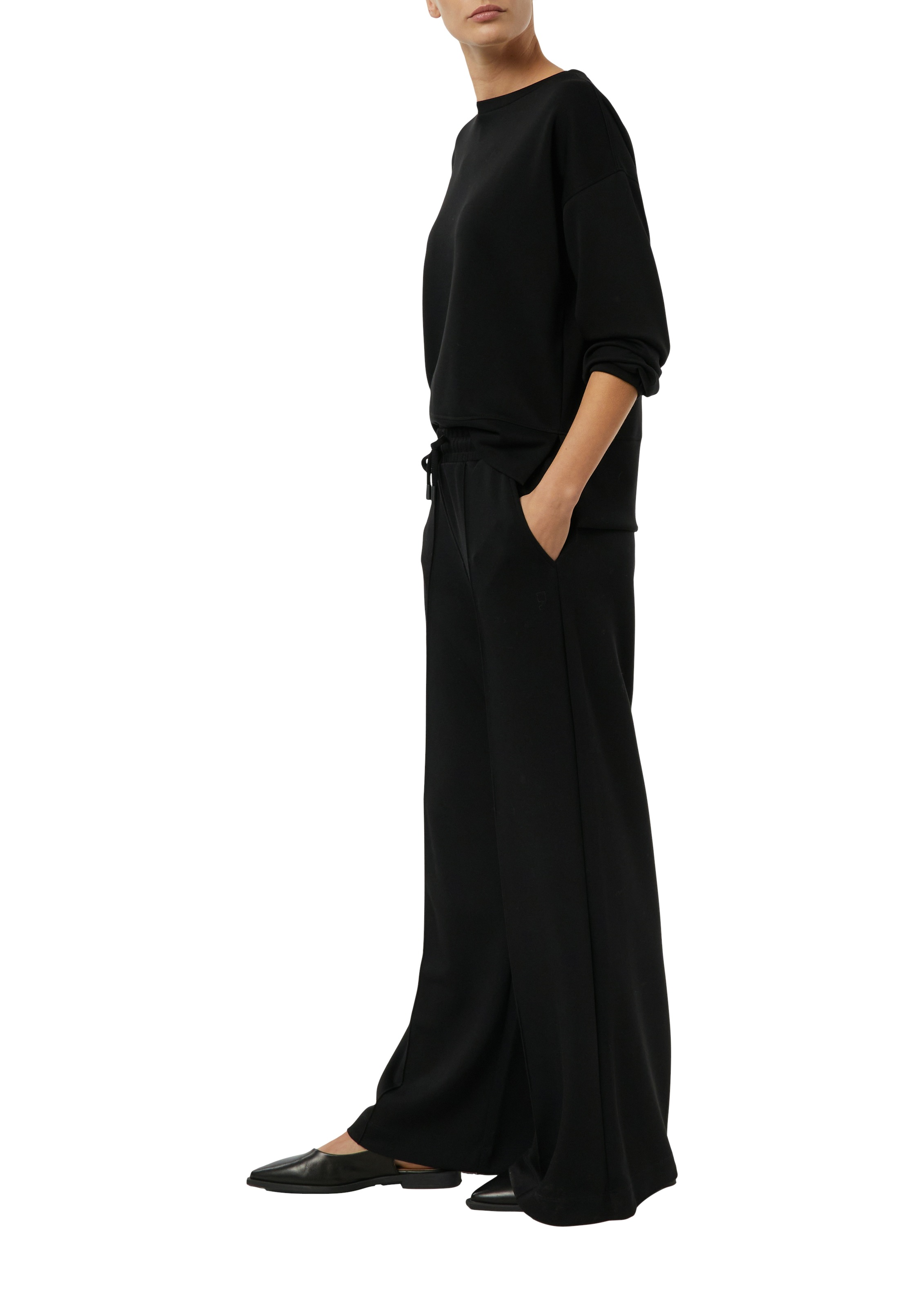 Comma Sweater, unifarben, mit Viskose und Stretch günstig online kaufen