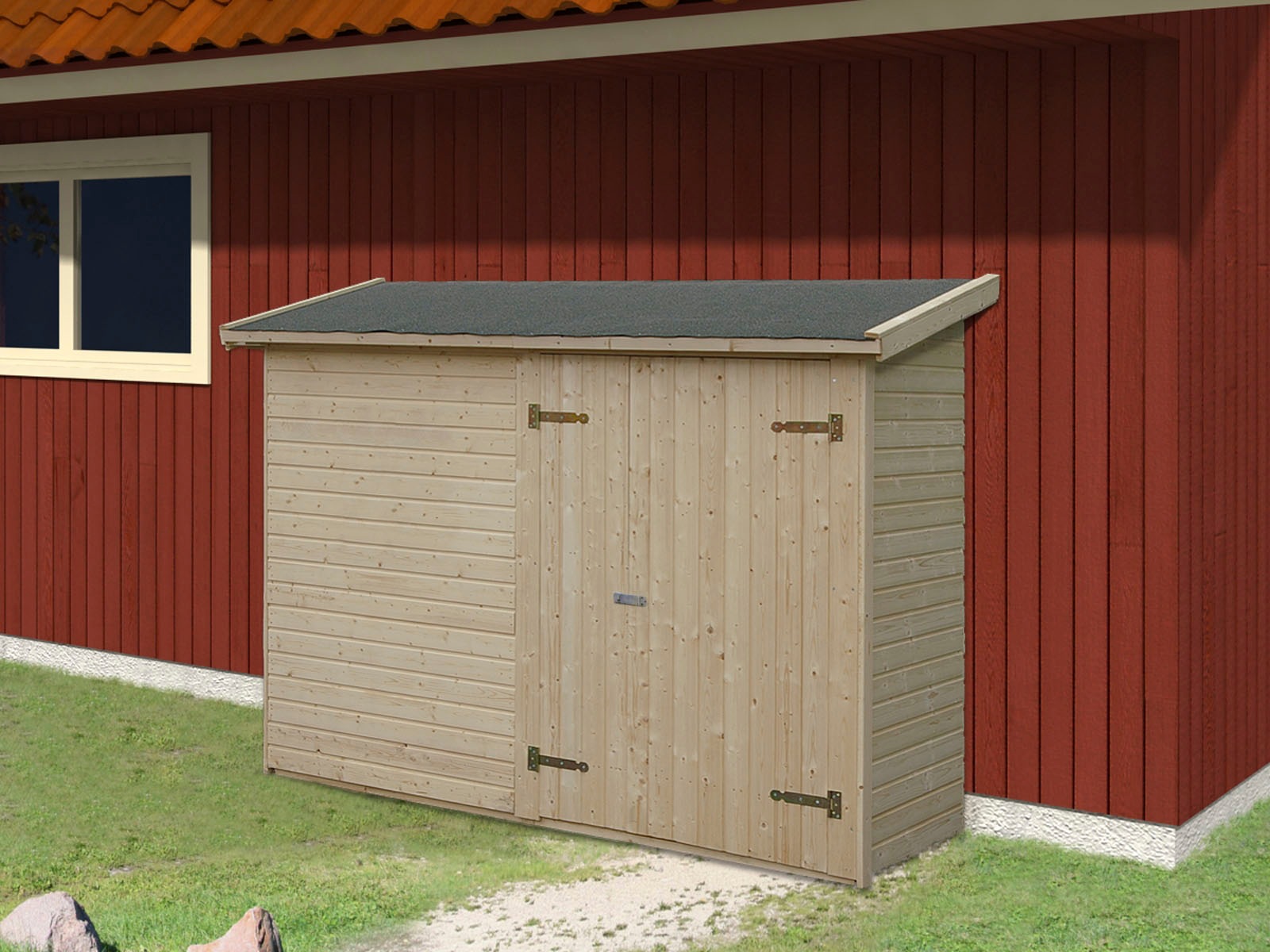 Palmako Gerätehaus »Leif«, transparent