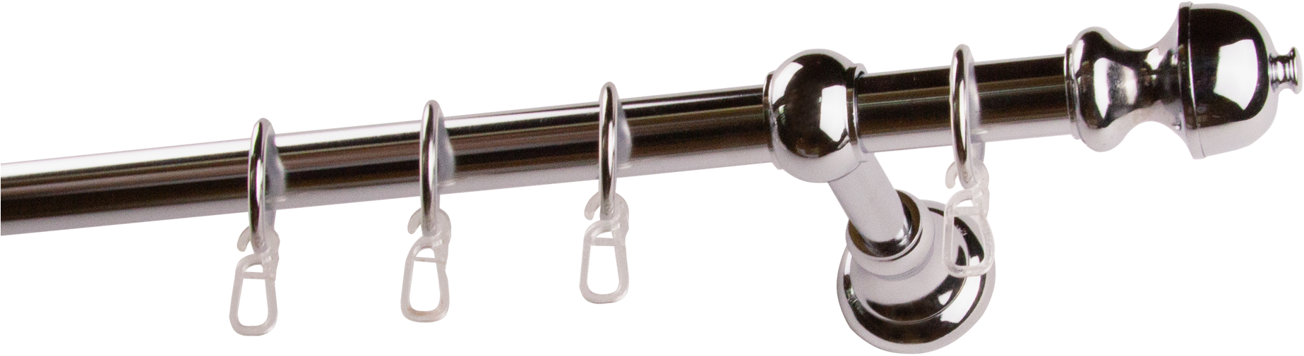 GARESA Gardinenstange "ANDREA" Ø 20 mm 1 läufig-läufig Wunschmaßlänge Vorha günstig online kaufen