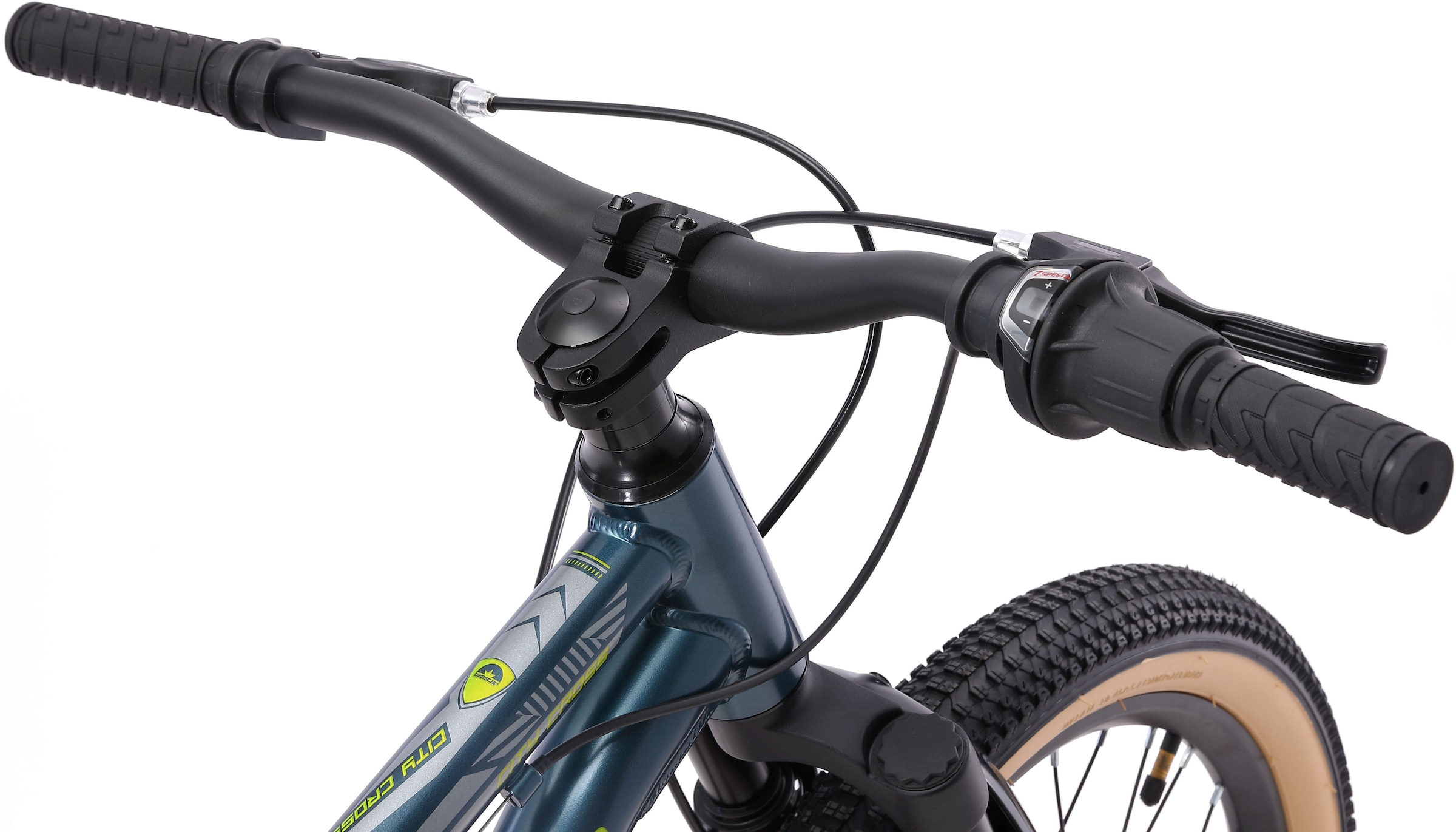 Bikestar Jugendfahrrad, 7 Gang, Shimano, RD-TY21 Schaltwerk, Kettenschaltung