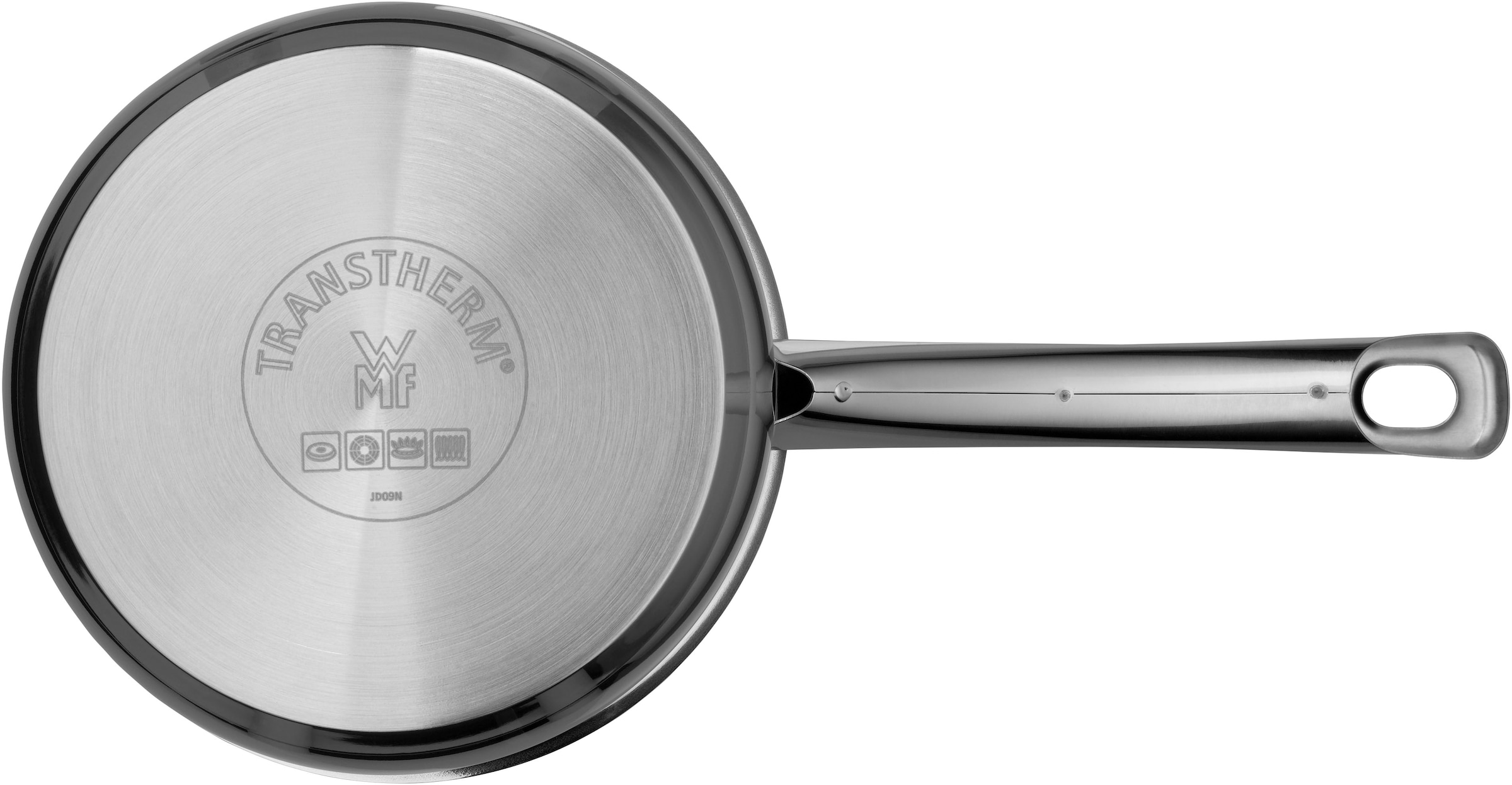 WMF Kasserolle »Diadem Plus«, Cromargan® Edelstahl Rostfrei 18/10, (2 tlg.), breiter Schüttrand, außergewöhnliches Design, spülmaschinengeeignet