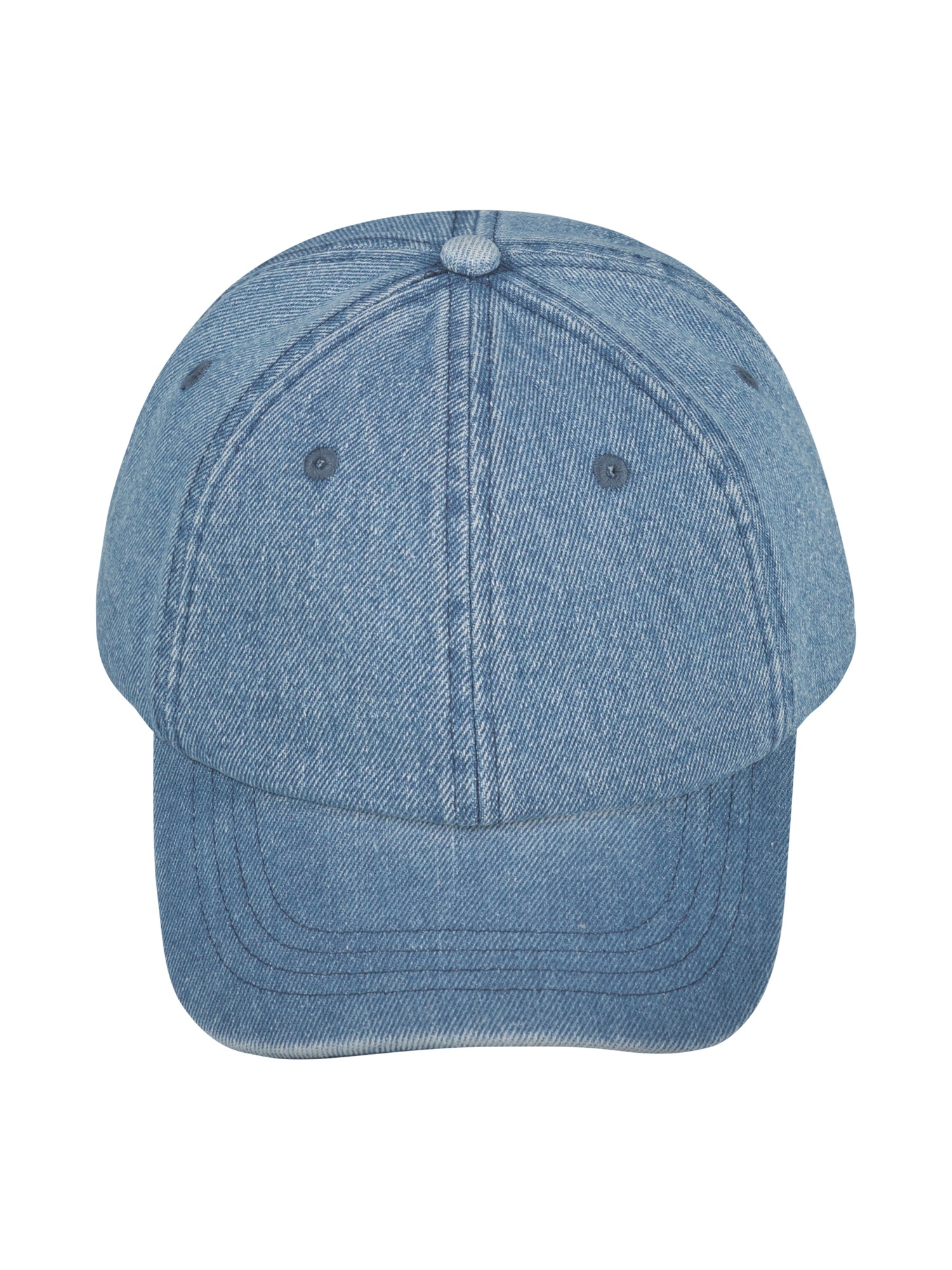 Baseball Cap LERROS "Denim-Basecap mit LERROS-Stitching", Herren, Gr. Normalgrößen, strong blau, 100% Baumwolle, Caps 7