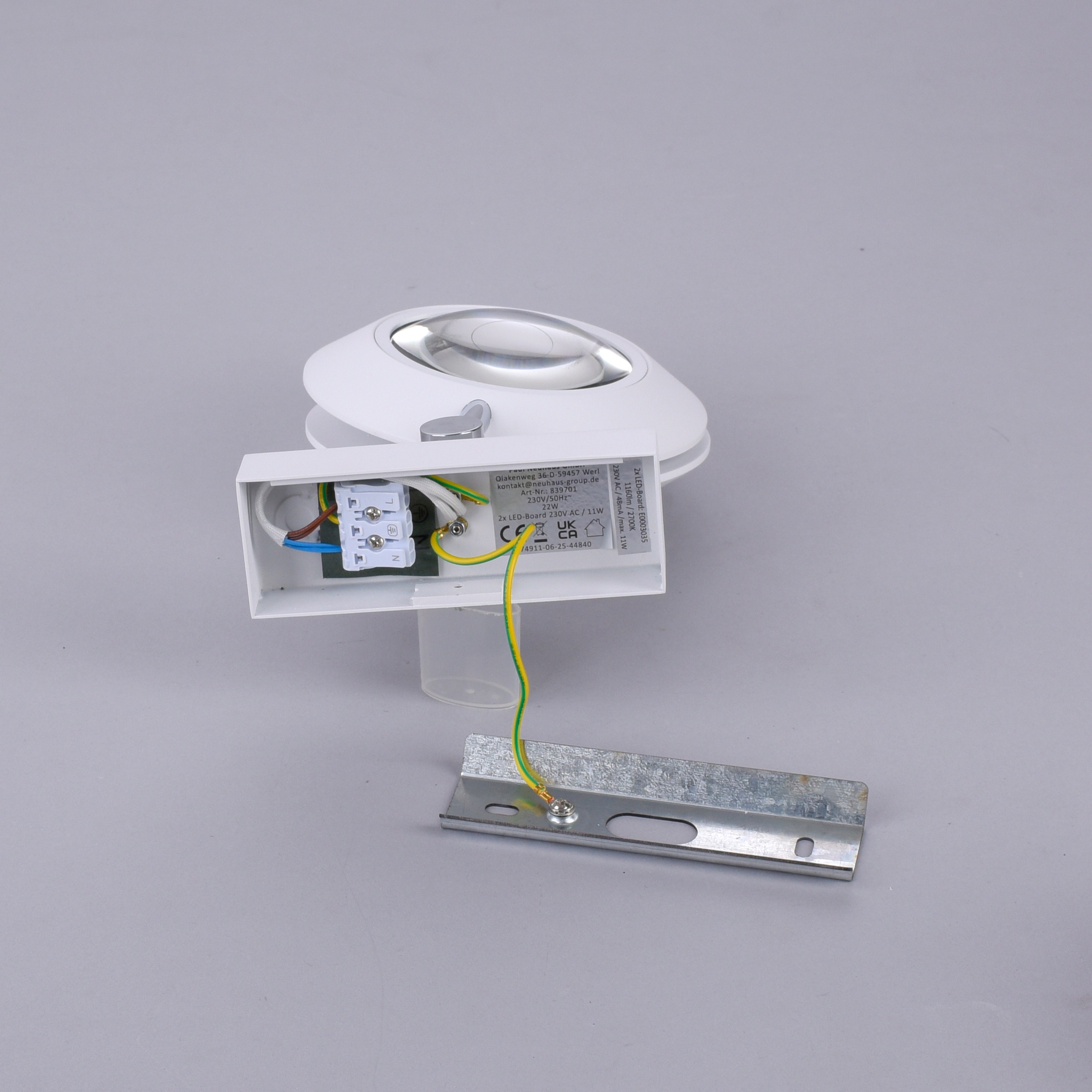 Neuhaus PURE LED Wandleuchte »PURE Oculis« LED-Board 1 Stk. Warmweiß Dimmfähig über separaten Tronicdimmer, dreh- & schwenkbar