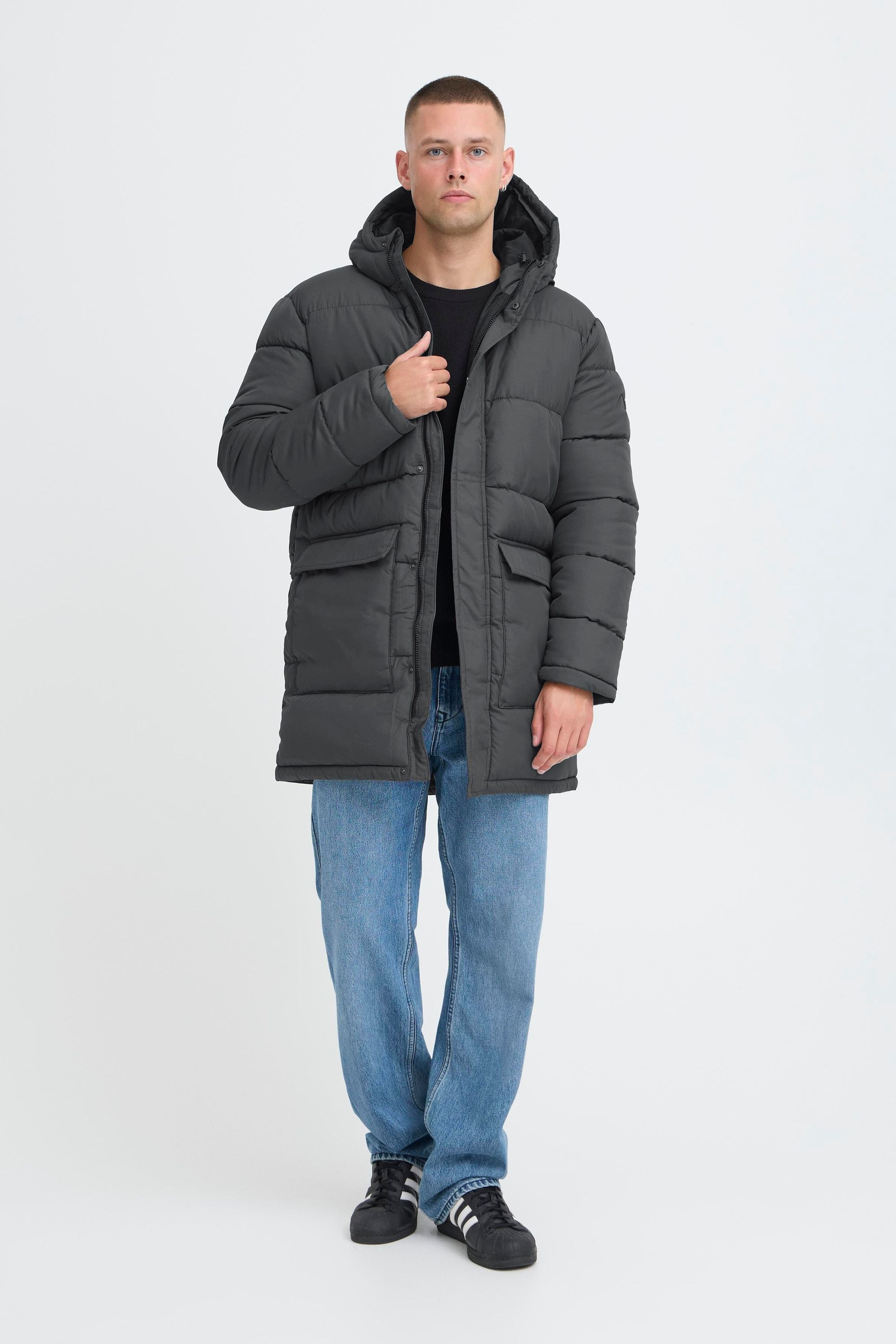 Blend Steppmantel »BHElkas« Wärmender Steppmantel mit Kapuze